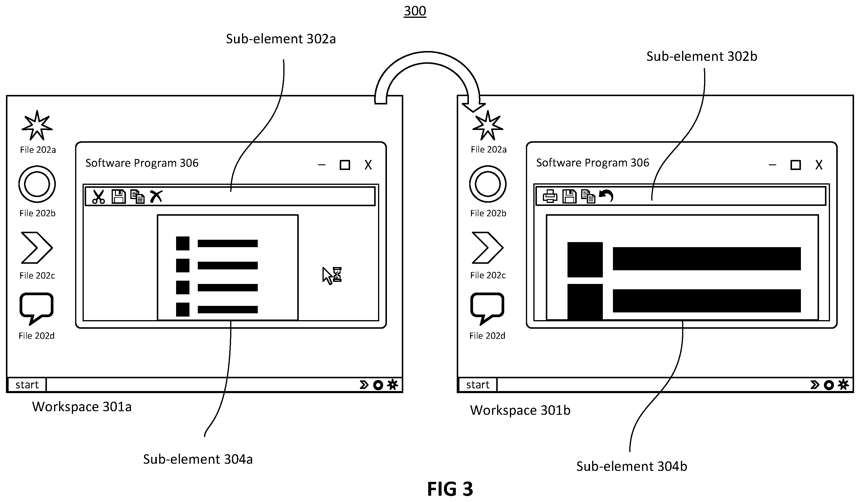Patent US12361301 Figure 3 – Systems and methods for customizing a user workspace environment using A.I-based analysis