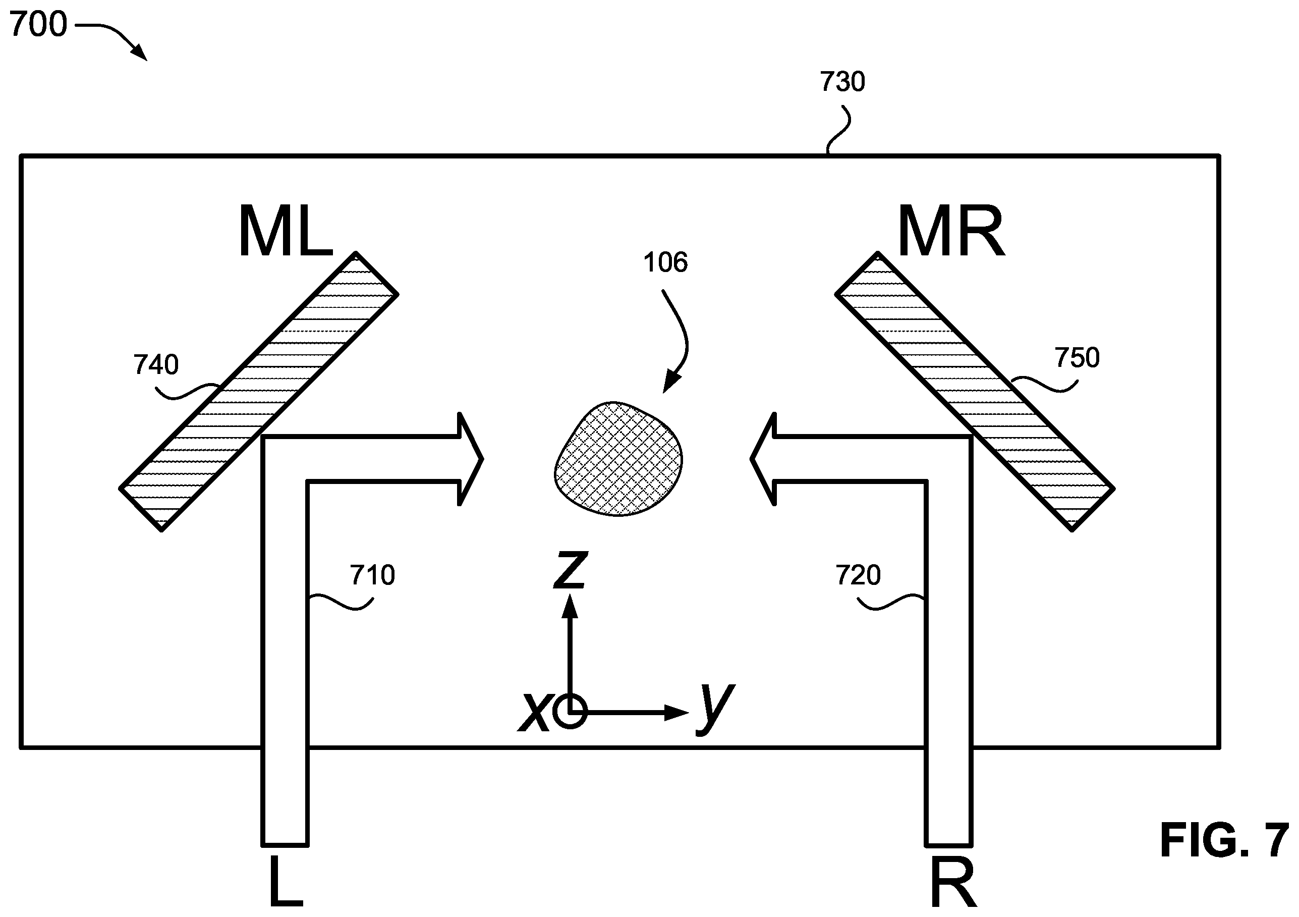 Patent US12361307 Figure 7 – Vibration mitigation with optical folding