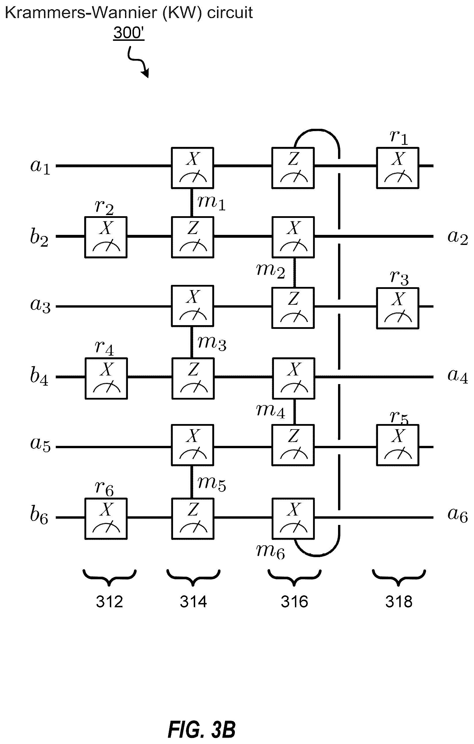 Patent US12361311 Figure 5 – Quantum code with simpler pairwise checks