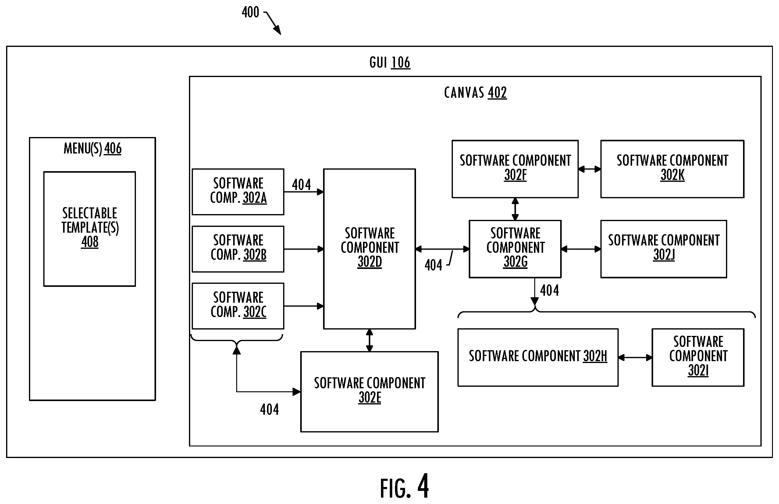 Patent US12361318 Figure 4 – Computing platform to architect a machine learning pipeline