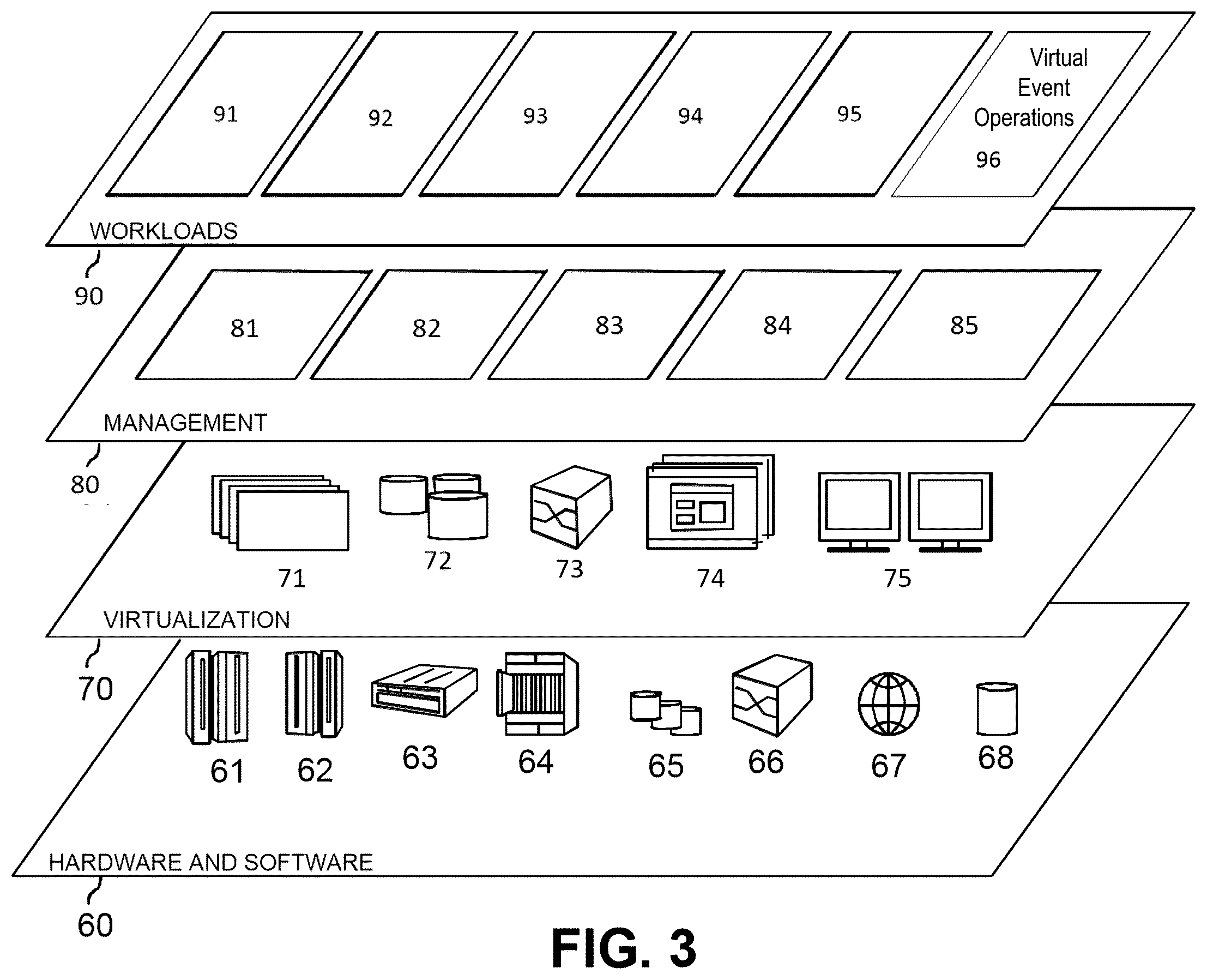 Patent US12361321 Figure 3 – Event experience representation using tensile sphere mixing and merging