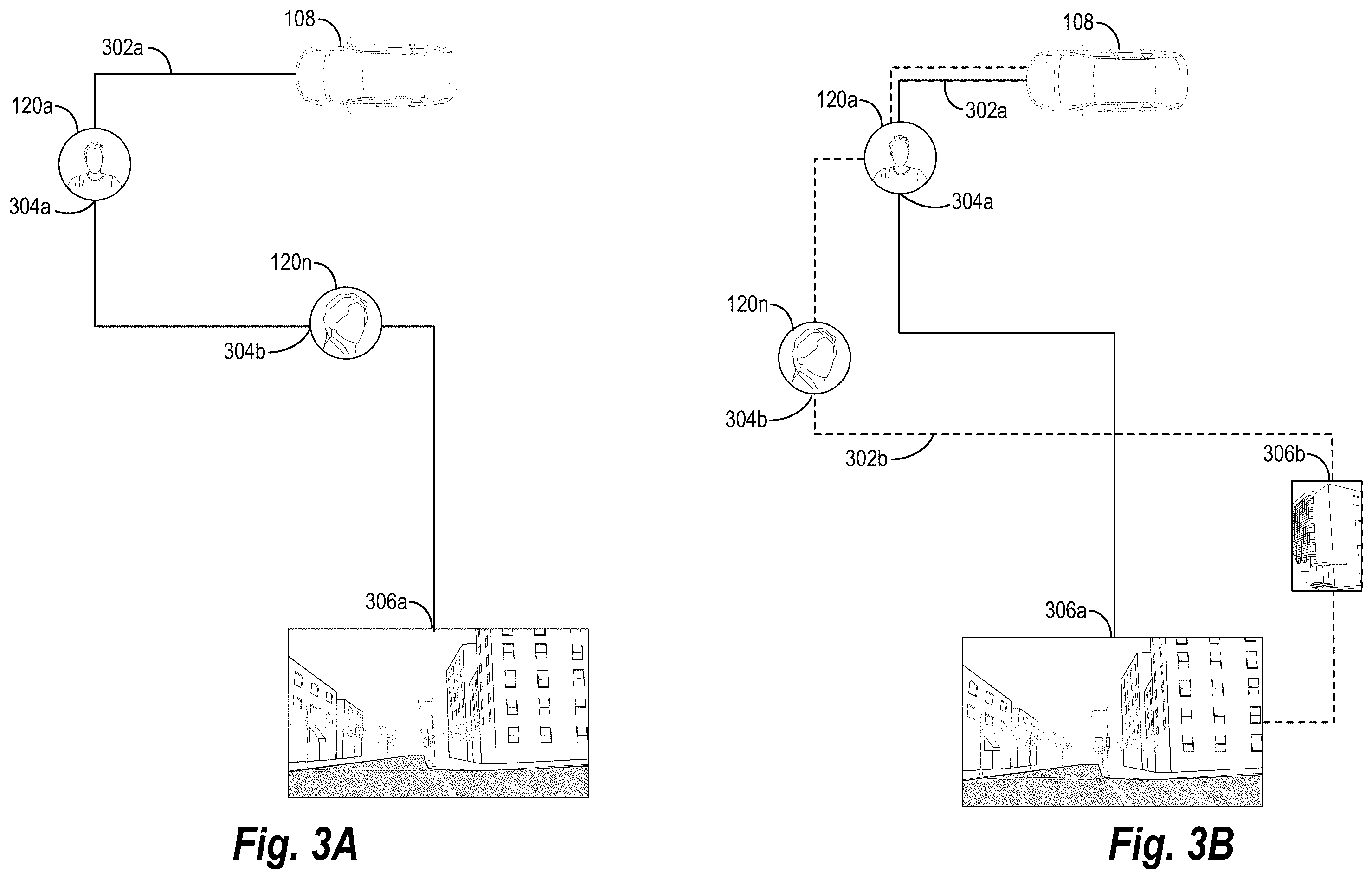 Patent US12361336 Figure 3 – Providing ephemeral-transportation options in real time for sharing active transportations