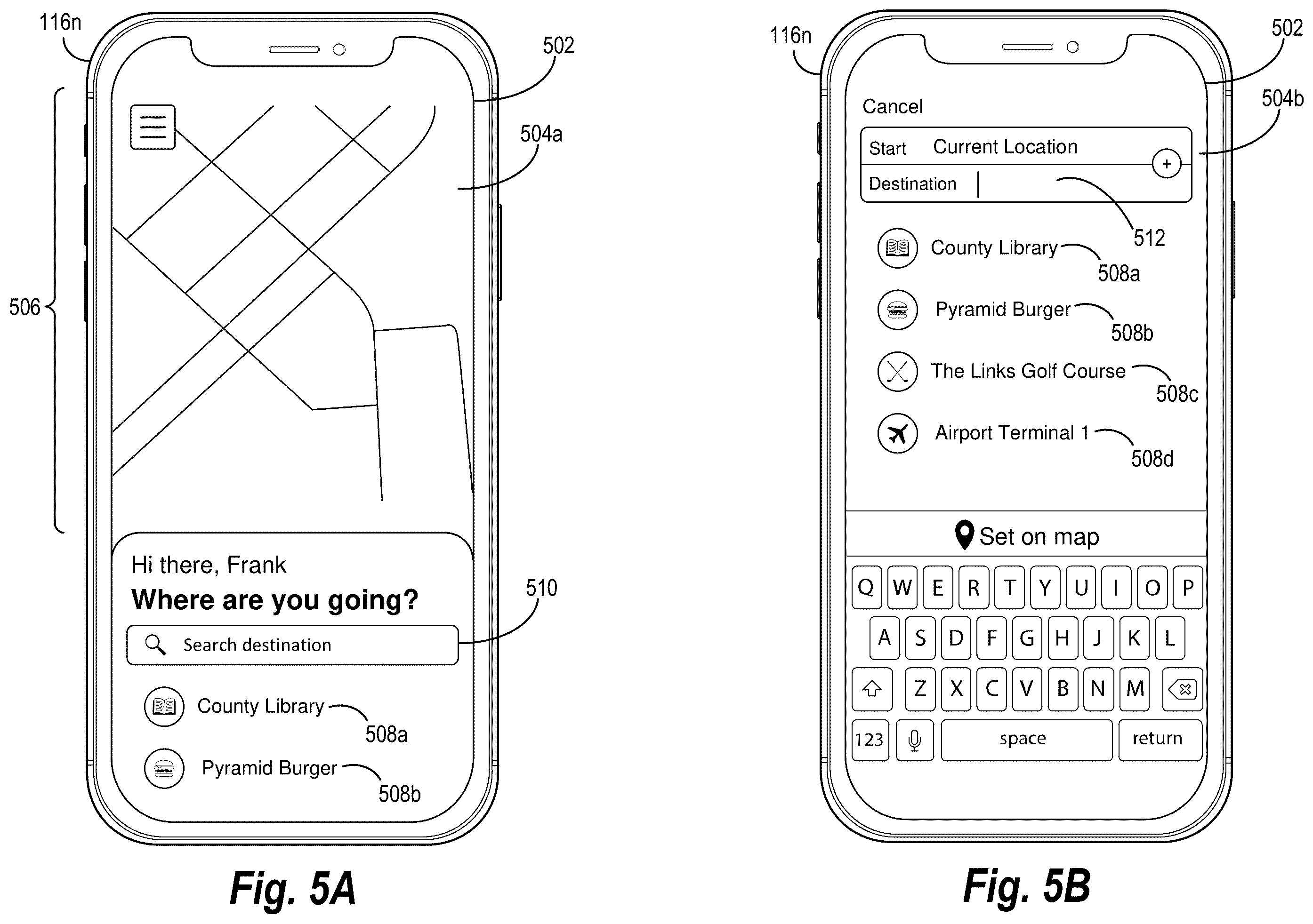 Patent US12361336 Figure 5 – Providing ephemeral-transportation options in real time for sharing active transportations
