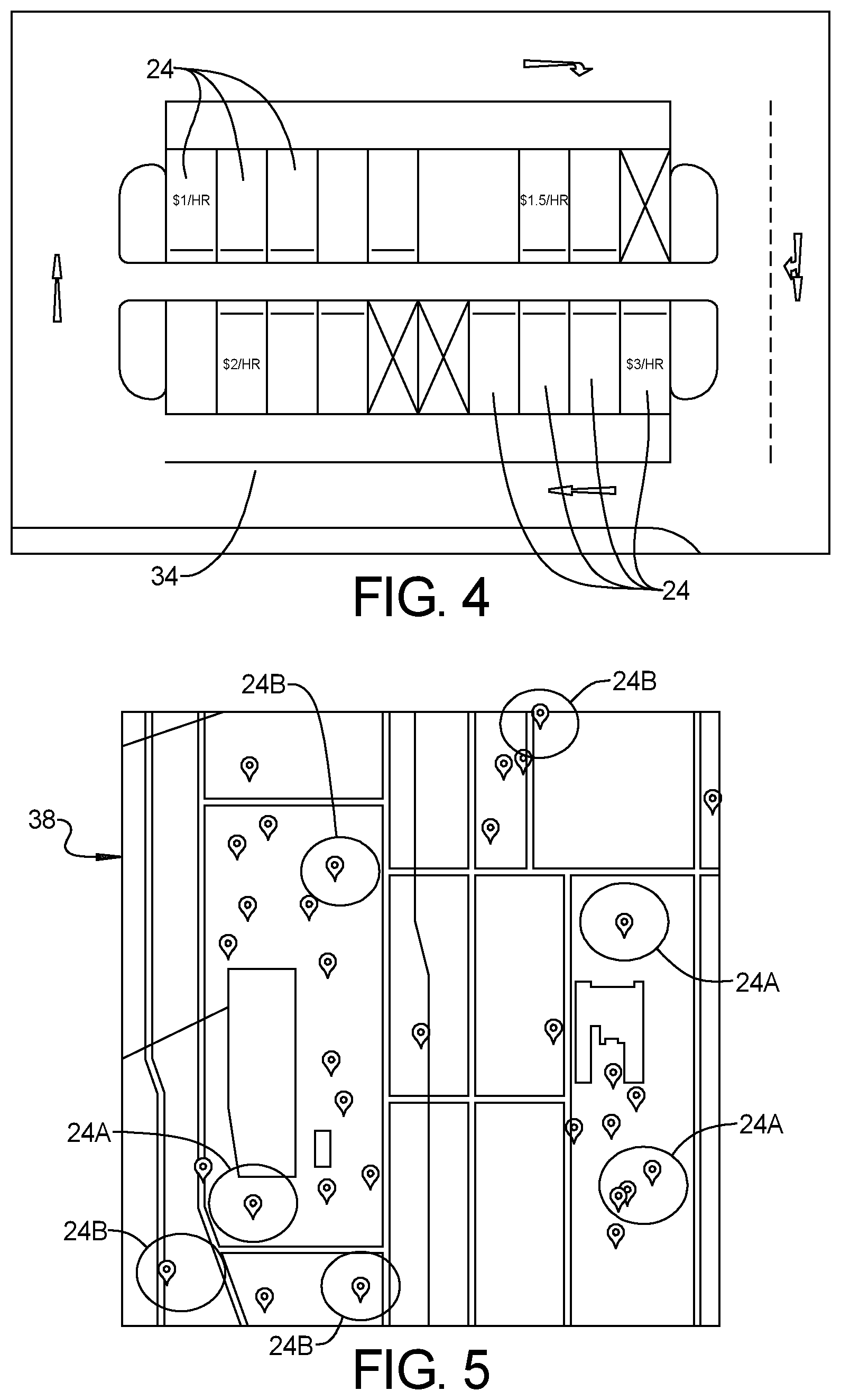 Patent US12361340 Figure 3 – Parking and charging marketplace and reservation system