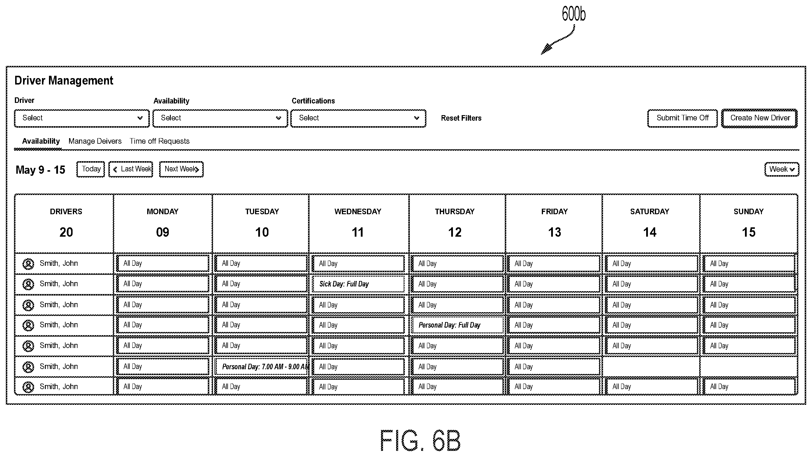Patent US12361350 Figure 8 – Method for autonomous vehicle resource allocation and scheduling
