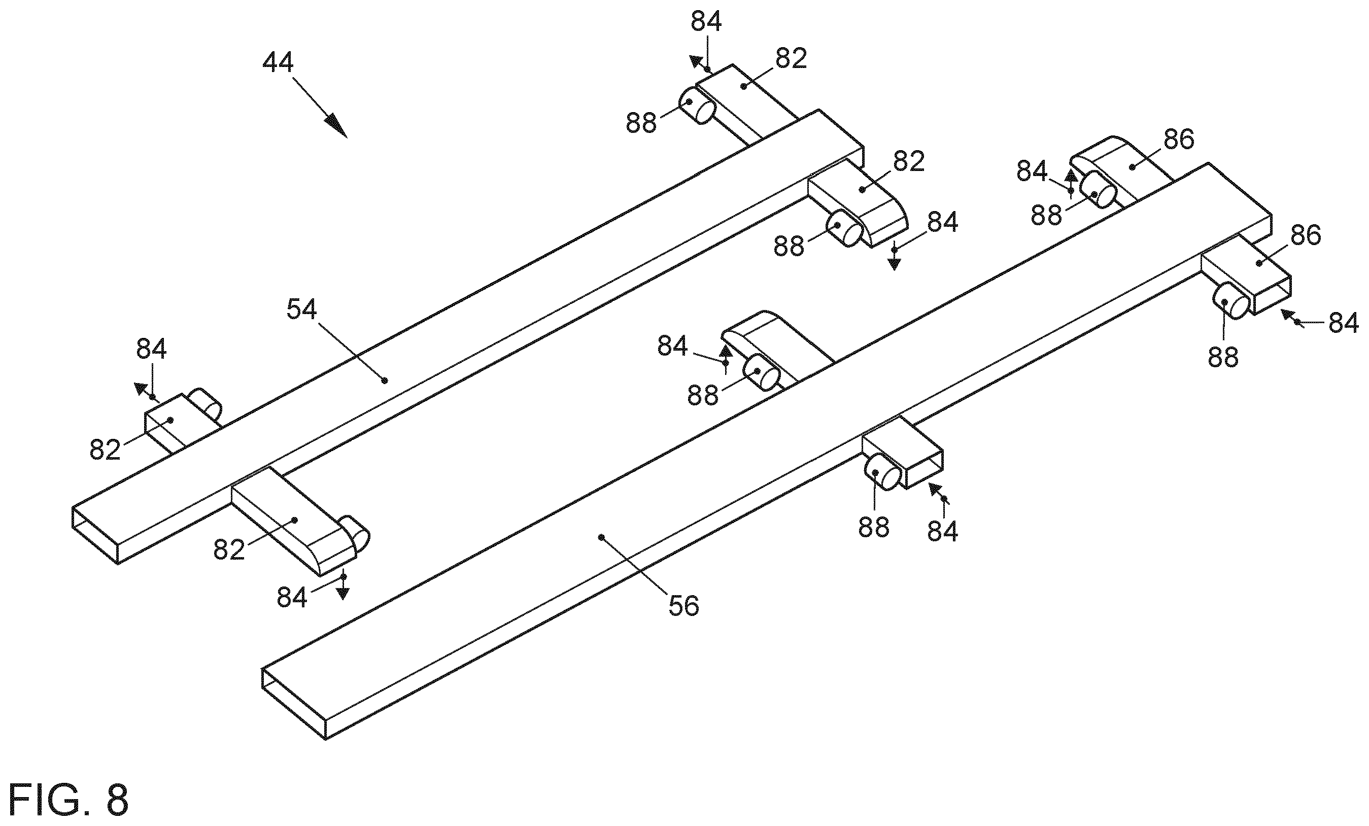 Patent US12361365 Figure 8 – Logistics system for shipping items by means of a vehicle, method for operating a logistics system, and vehicle