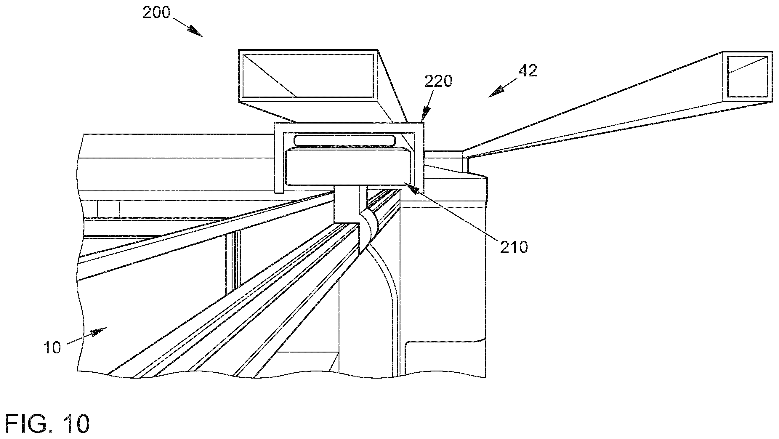 Patent US12361365 Figure 10 – Logistics system for shipping items by means of a vehicle, method for operating a logistics system, and vehicle