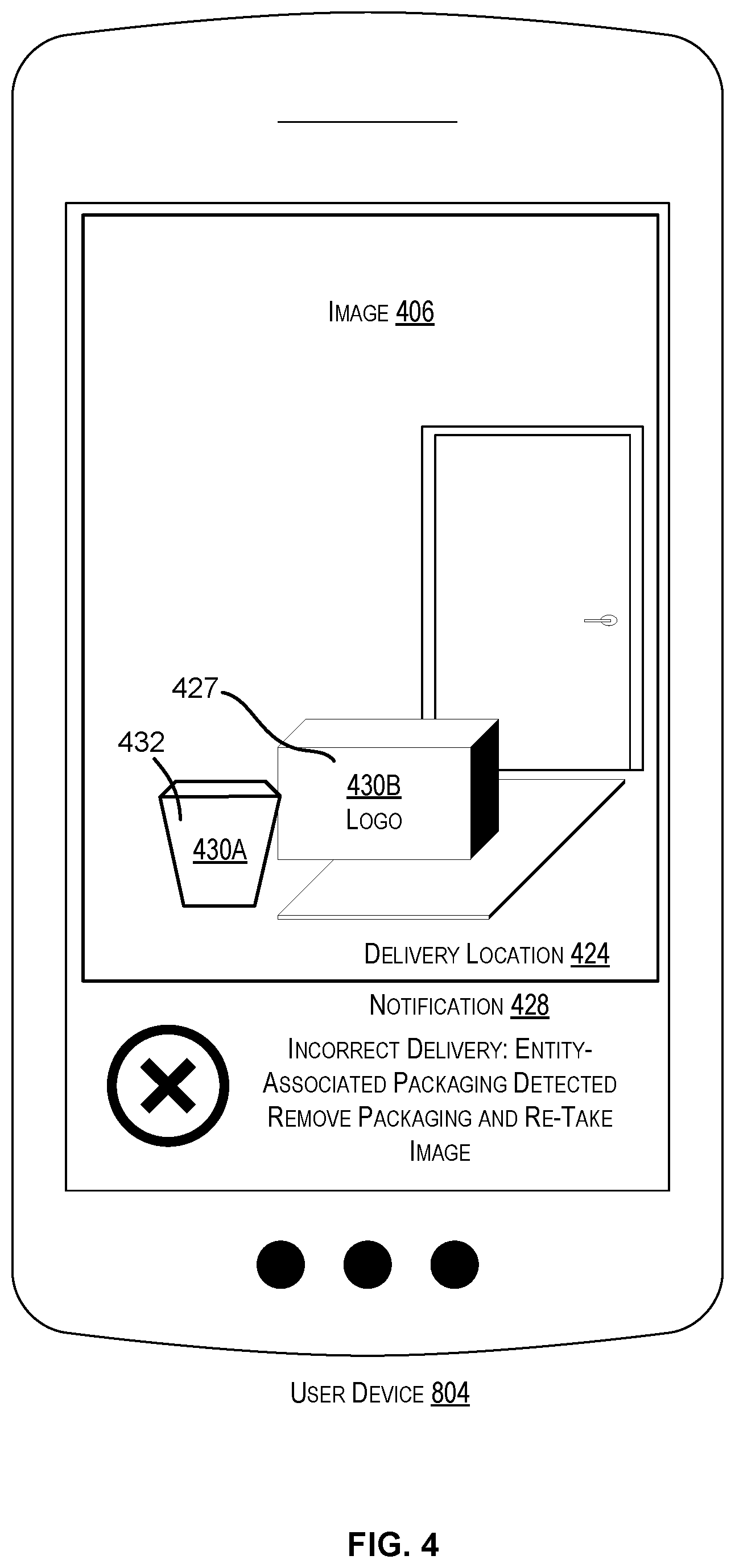 Patent US12361366 Figure 4 – Artificial intelligence models for verification of packaging removed deliveries