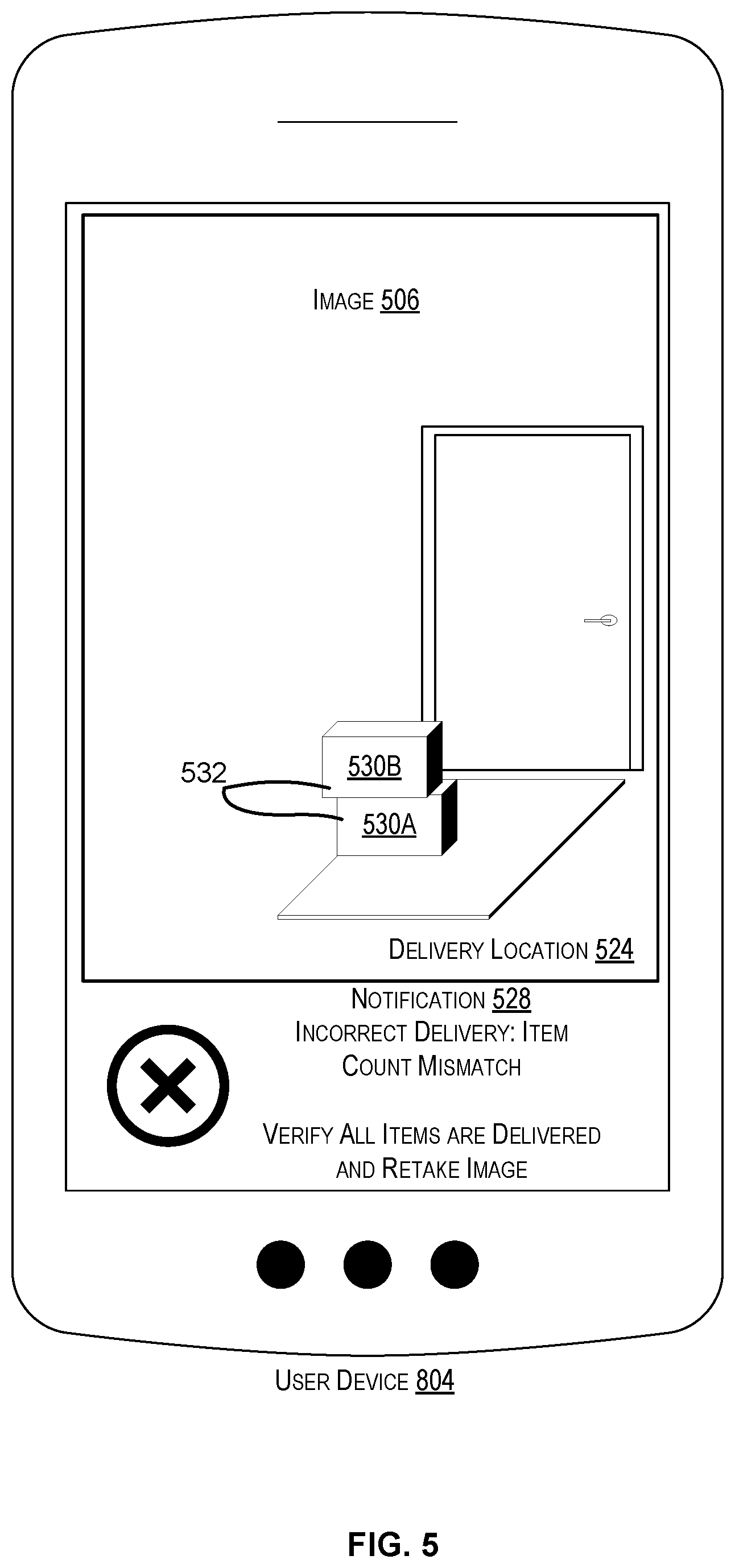 Patent US12361366 Figure 5 – Artificial intelligence models for verification of packaging removed deliveries