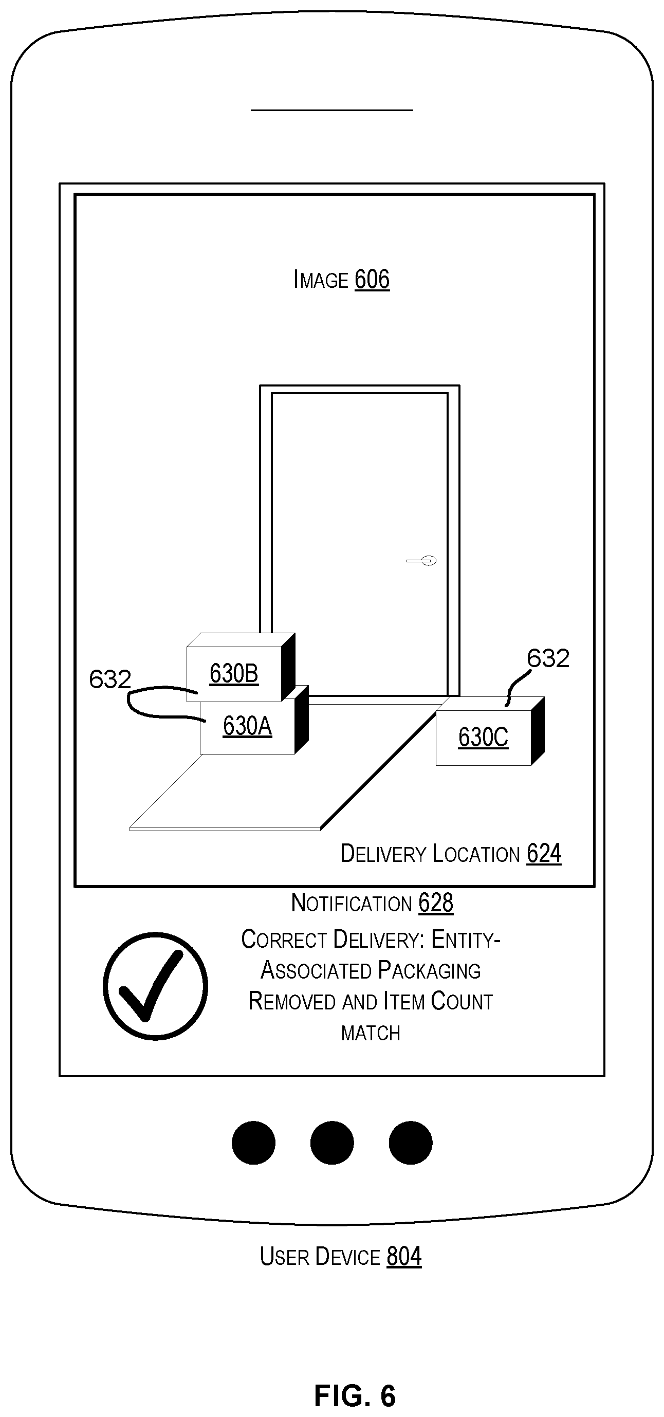 Patent US12361366 Figure 6 – Artificial intelligence models for verification of packaging removed deliveries
