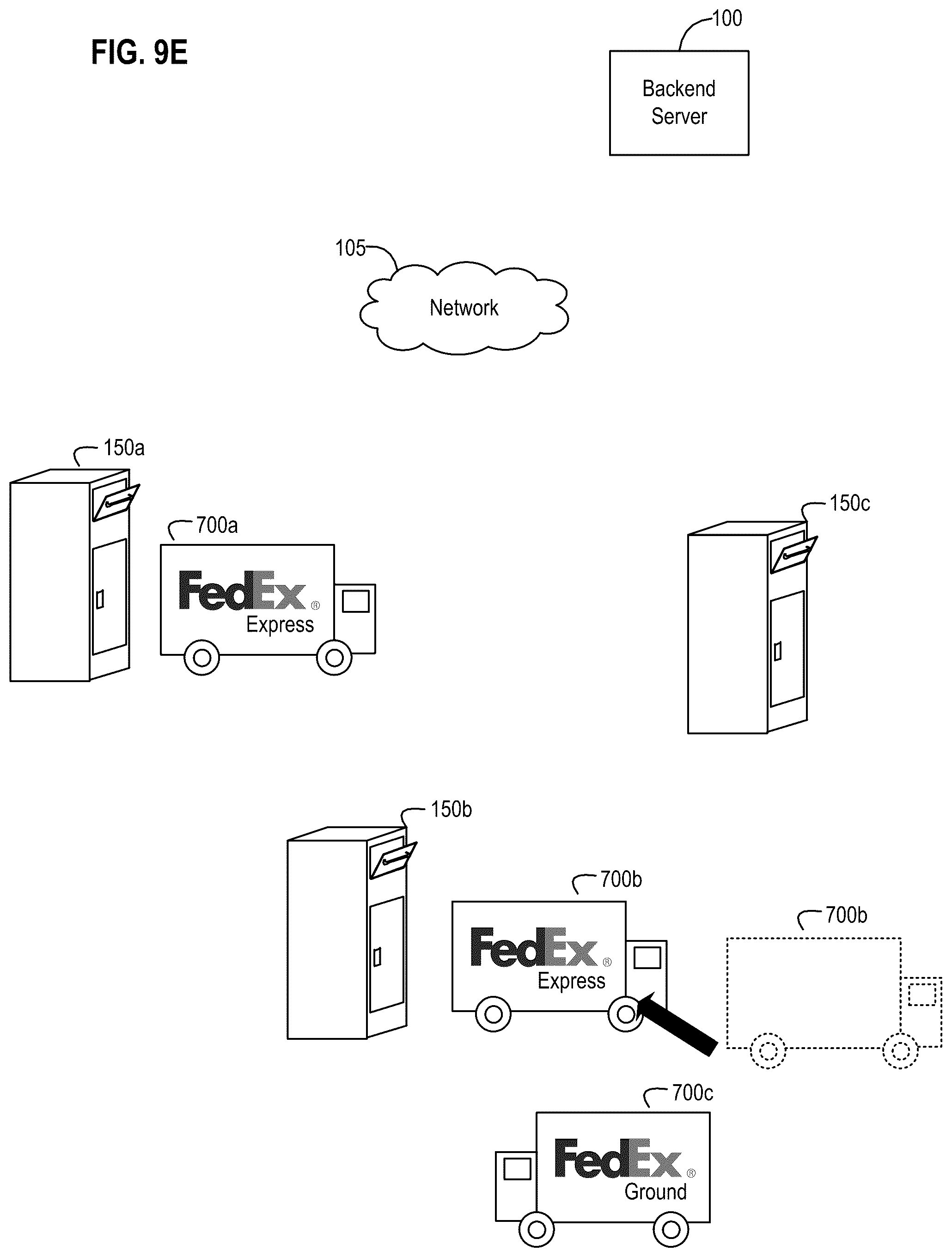 Patent US12361370 Figure 13 – Systems, apparatus and methods involving an enhanced connected node-based logistics receptacle and methods of operating the same