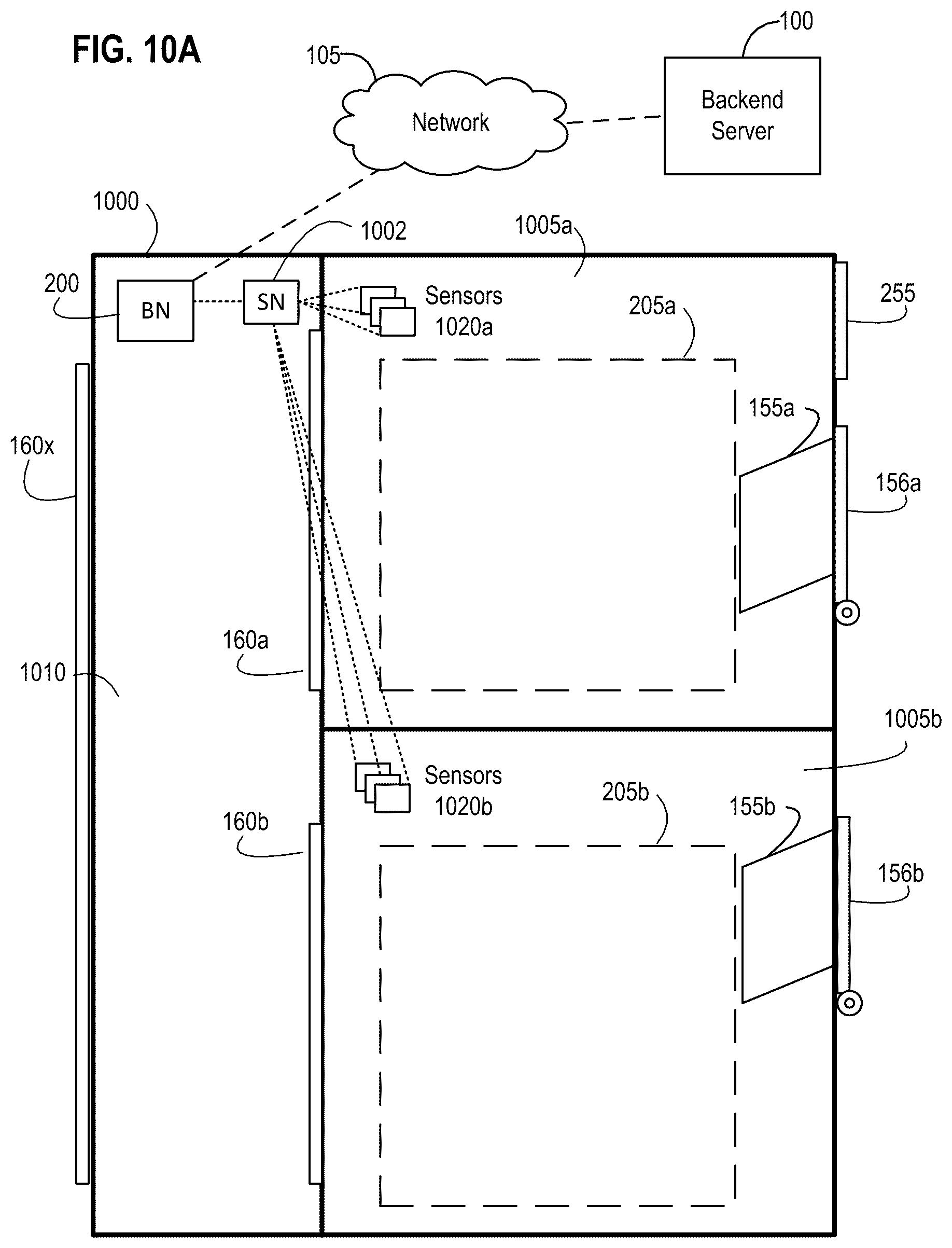 Patent US12361370 Figure 14 – Systems, apparatus and methods involving an enhanced connected node-based logistics receptacle and methods of operating the same