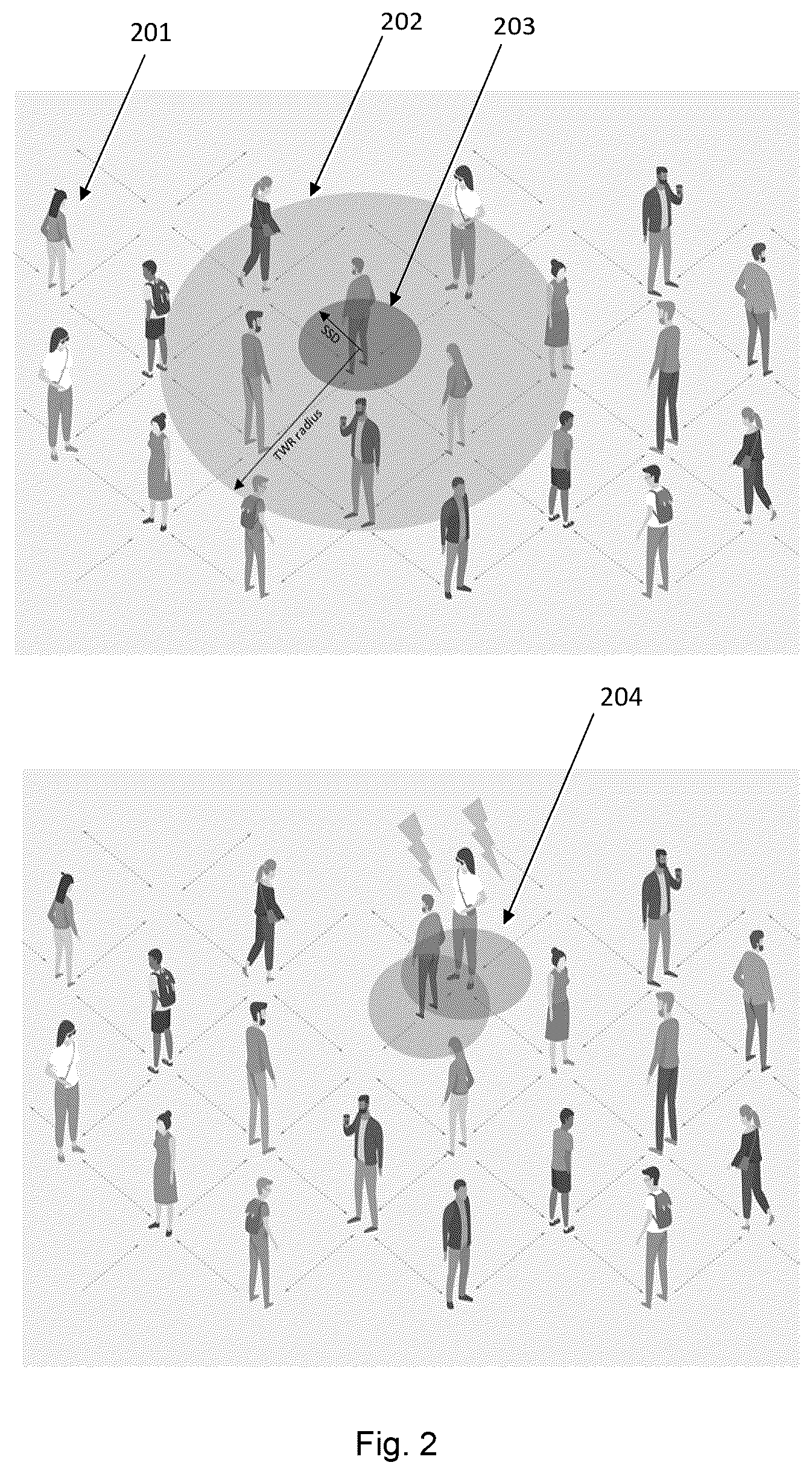 Patent US12361377 Figure 2 – Voting based proximity detection and ranging