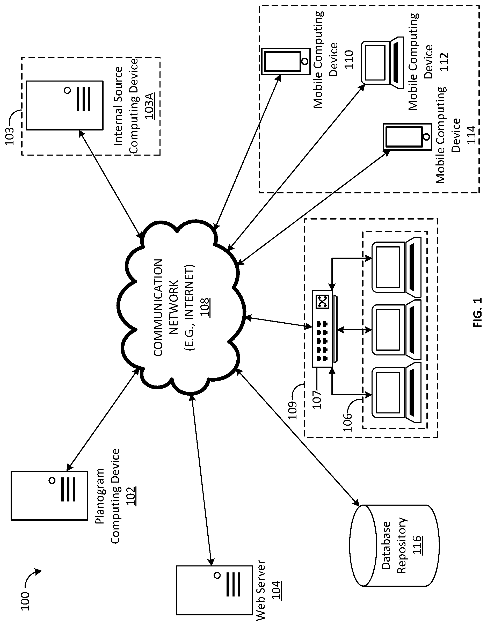 Patent US12361379 — Methods and apparatus for generating planograms — Figure 1