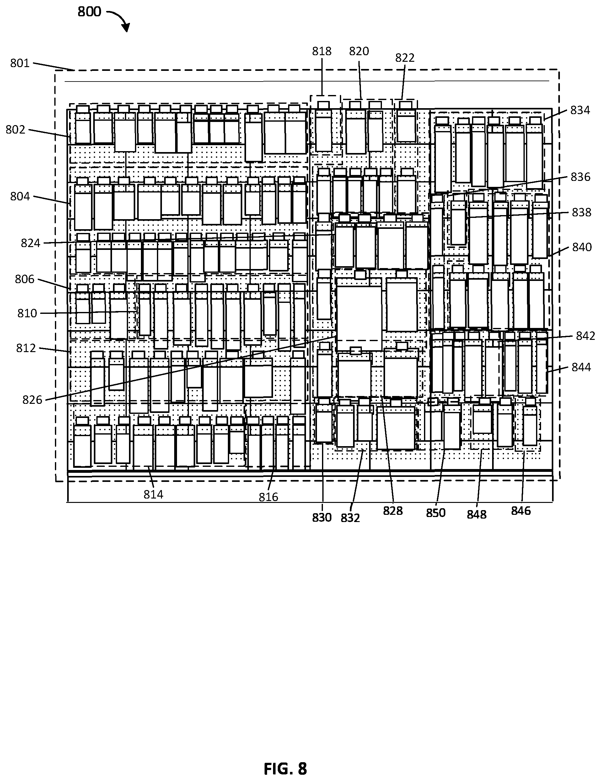Patent US12361379 Figure 8 – Methods and apparatus for generating planograms