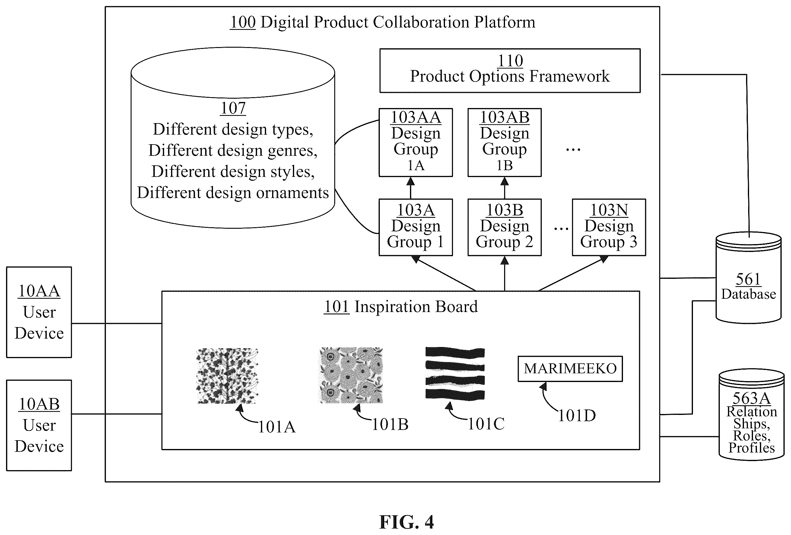 Patent US12361382 Figure 6 – Collaborative video chat screen sharing using a digital product collaboration platform