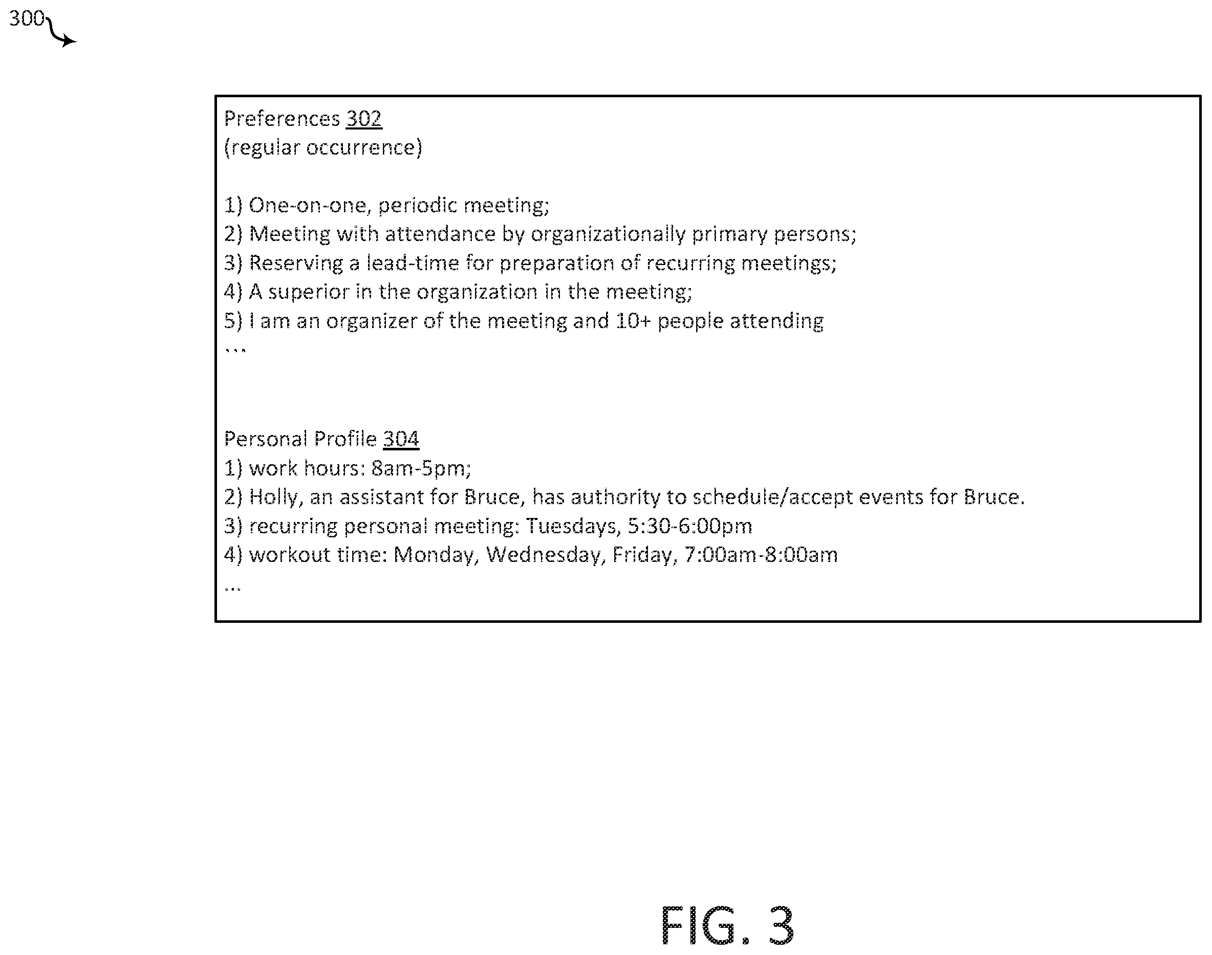 Patent US12361386 Figure 3 – Calendar consultation dialogue processor