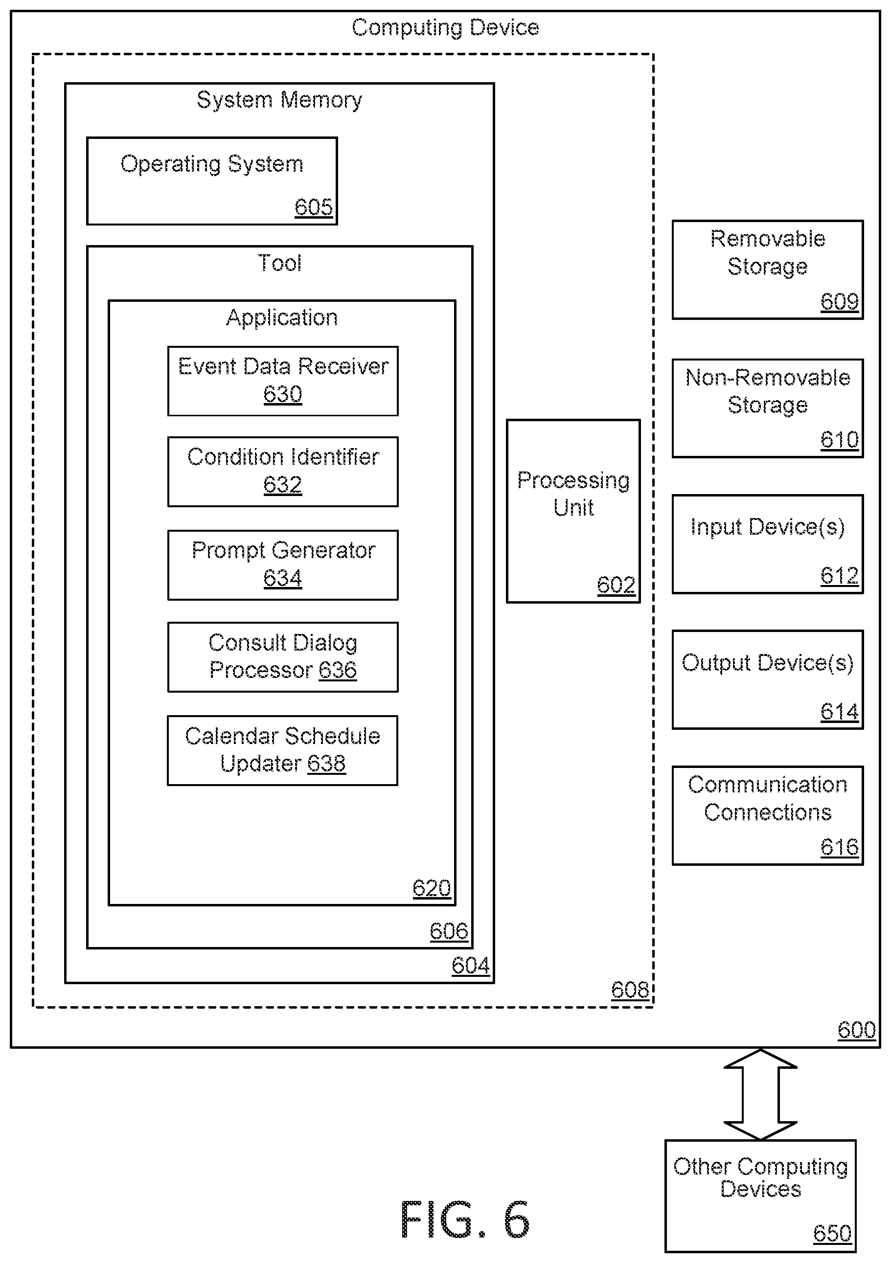 Patent US12361386 Figure 8 – Calendar consultation dialogue processor