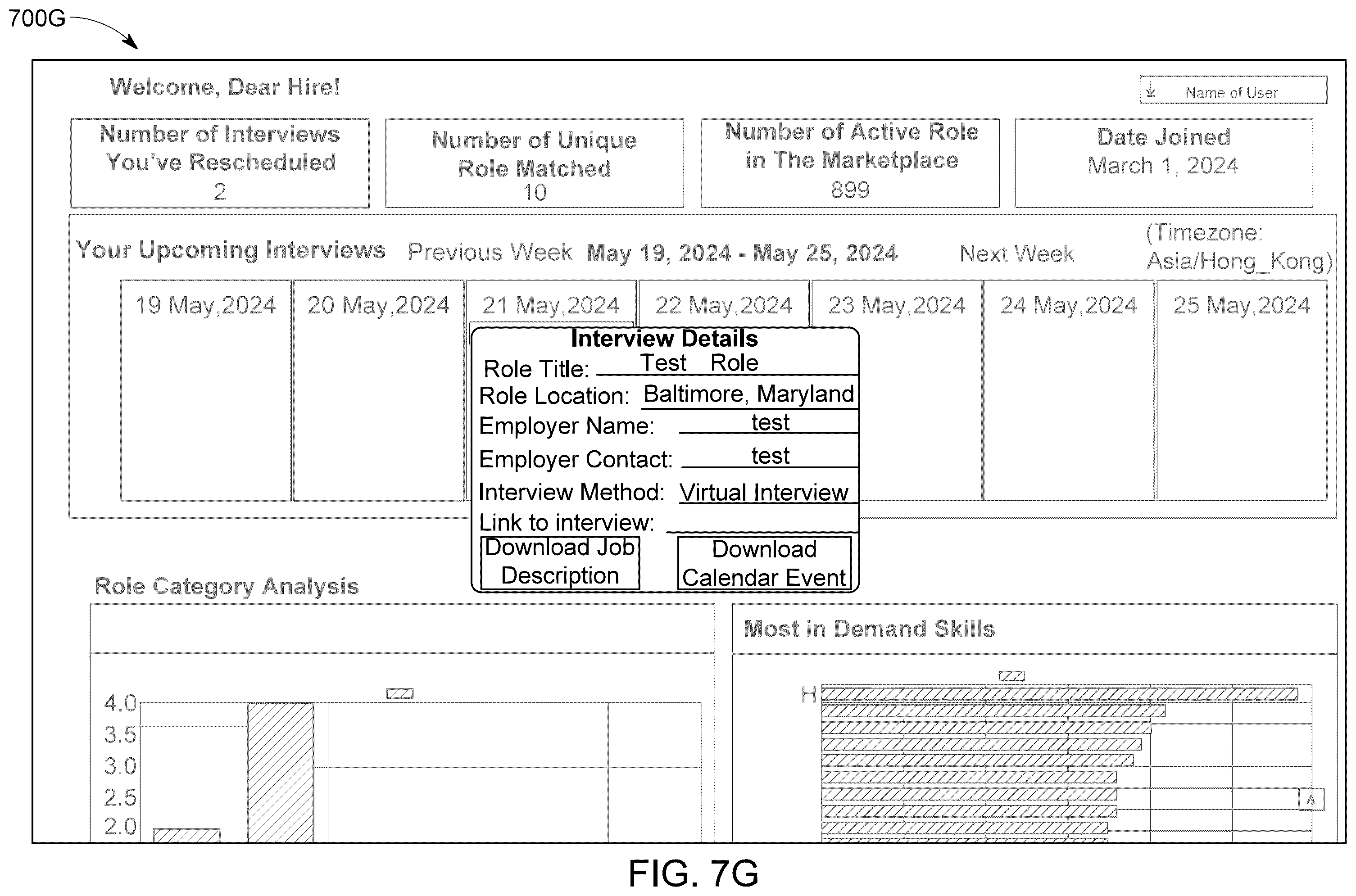 Patent US12361387 Figure 13 – Systems and methods for integrated application and scheduling platform with efficient and accurate matching
