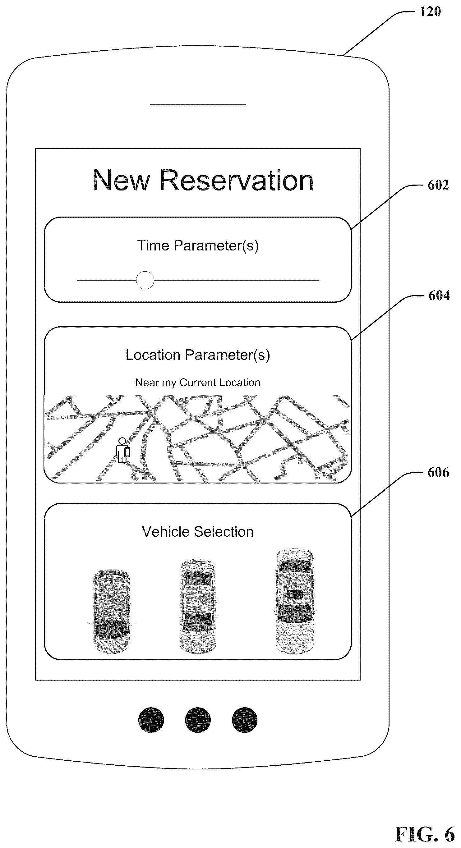 Patent US12361389 Figure 6 – Vehicle sharing service optimization