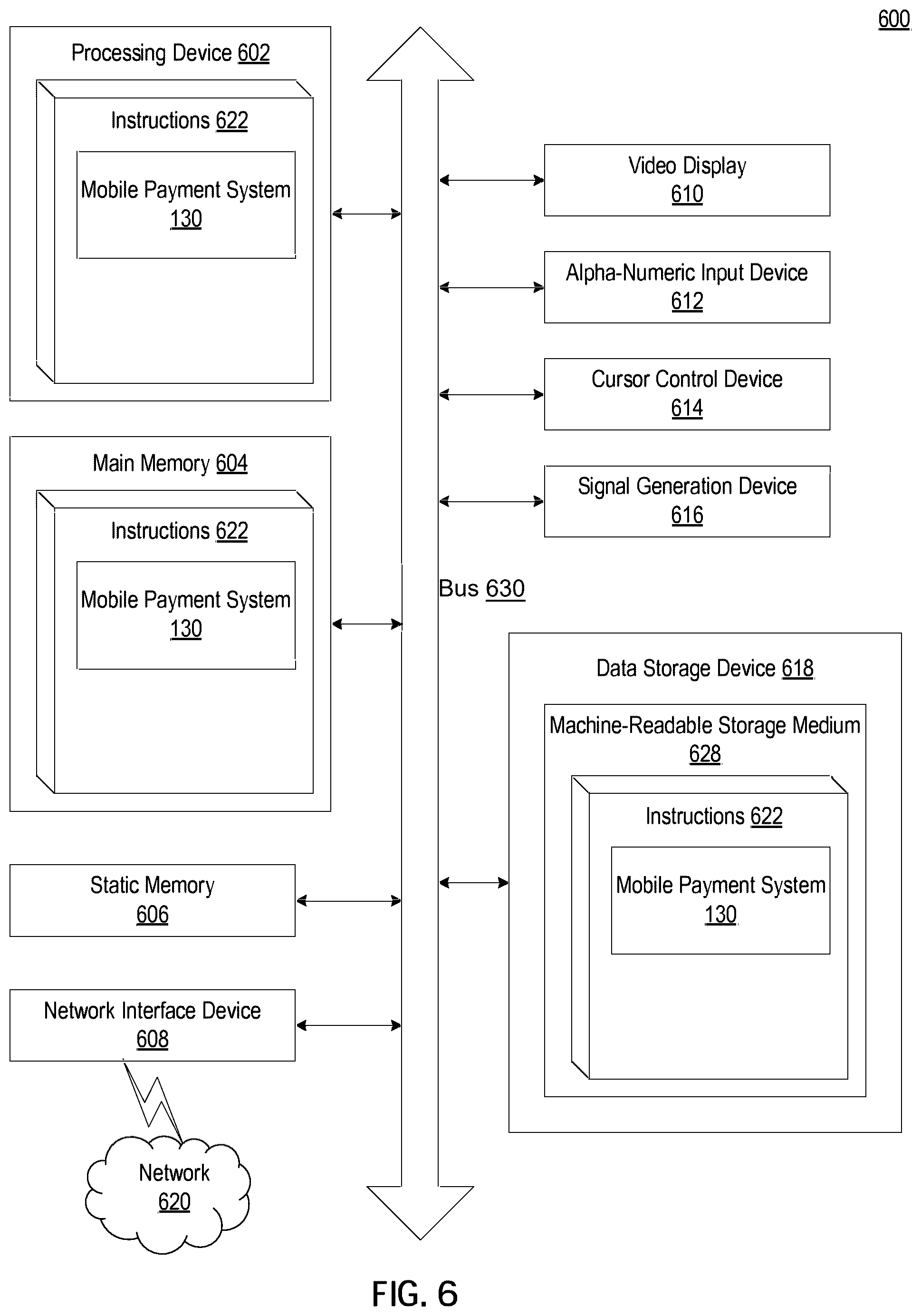 Patent US12361400 Figure 6 – Validation of merchant-associated devices during mobile transactions