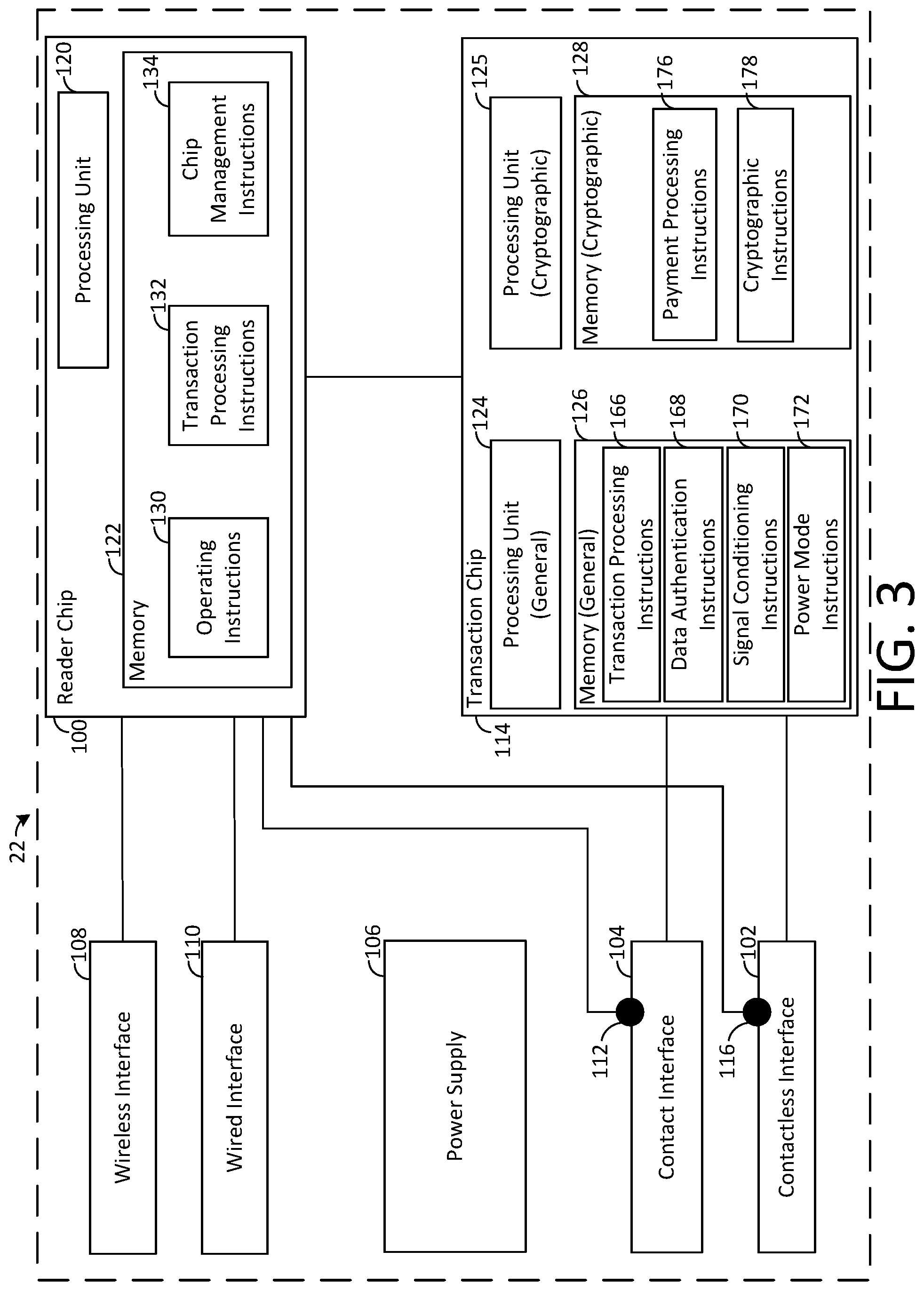 Patent US12361404 Figure 3 – Preliminary enablement of transaction processing circuitry