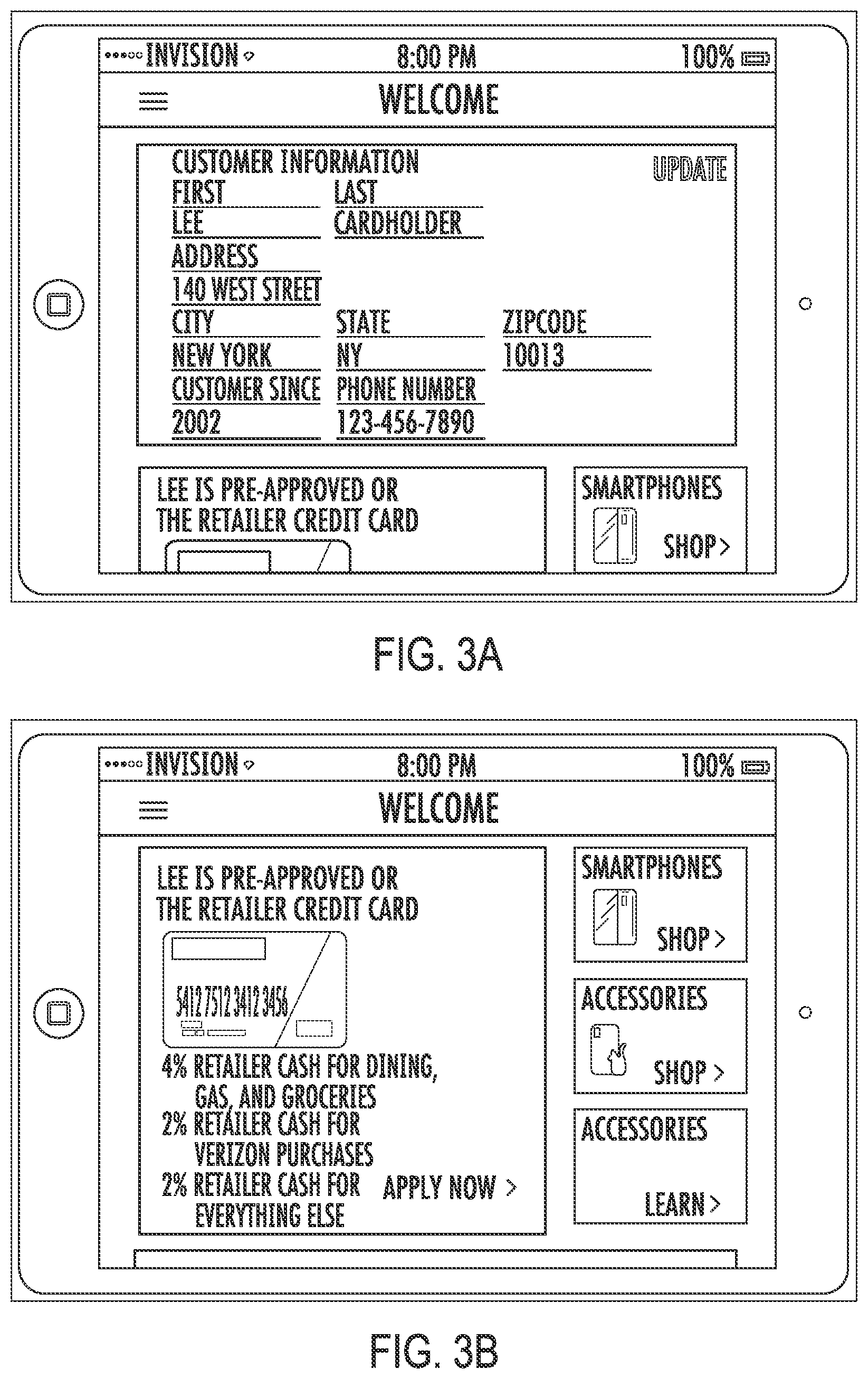 Patent US12361407 Figure 3 – Retailer card instant approval and provisioning