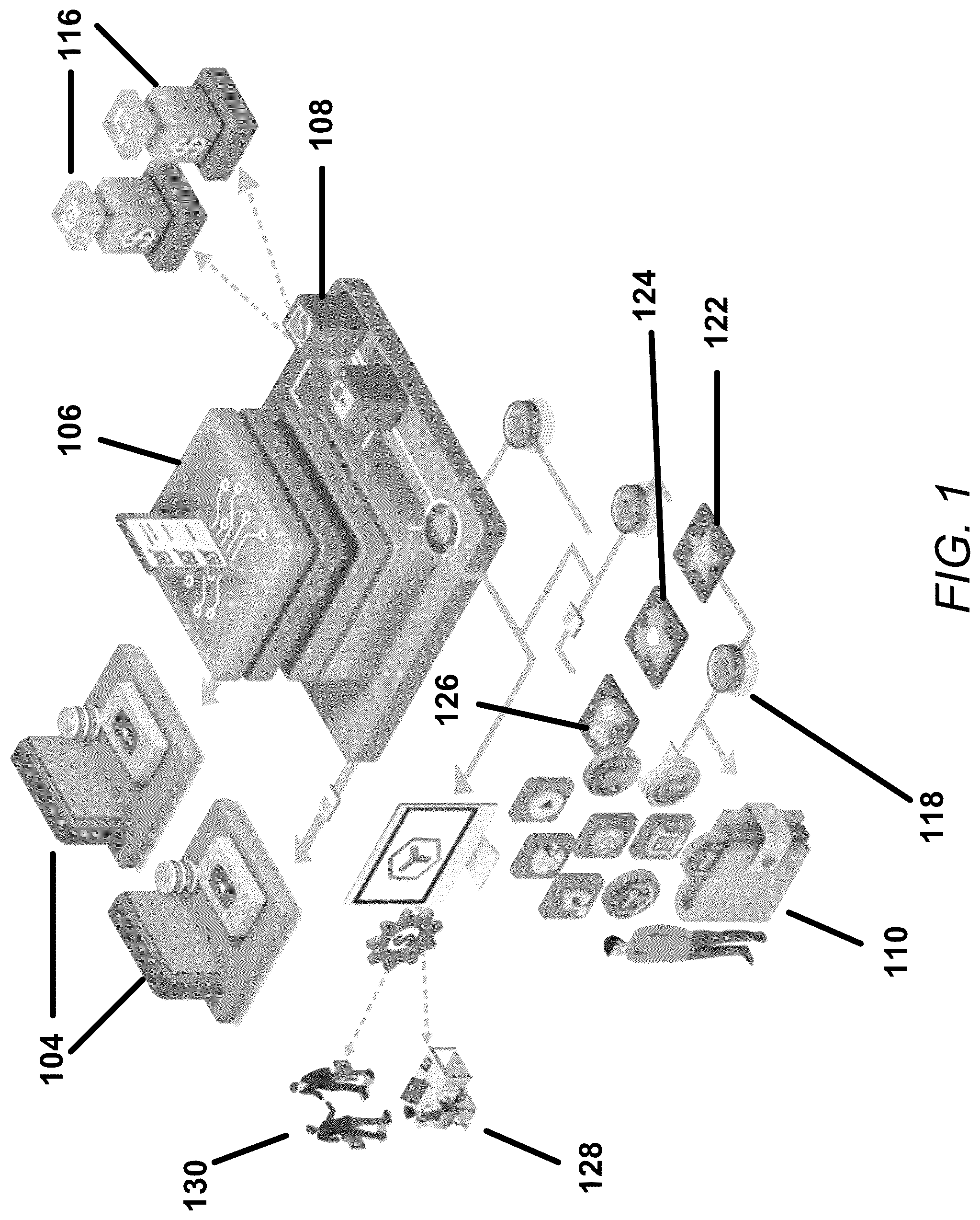 Patent US12361408 Figure 1 – Systems and methods for transaction management in NFT-directed environments