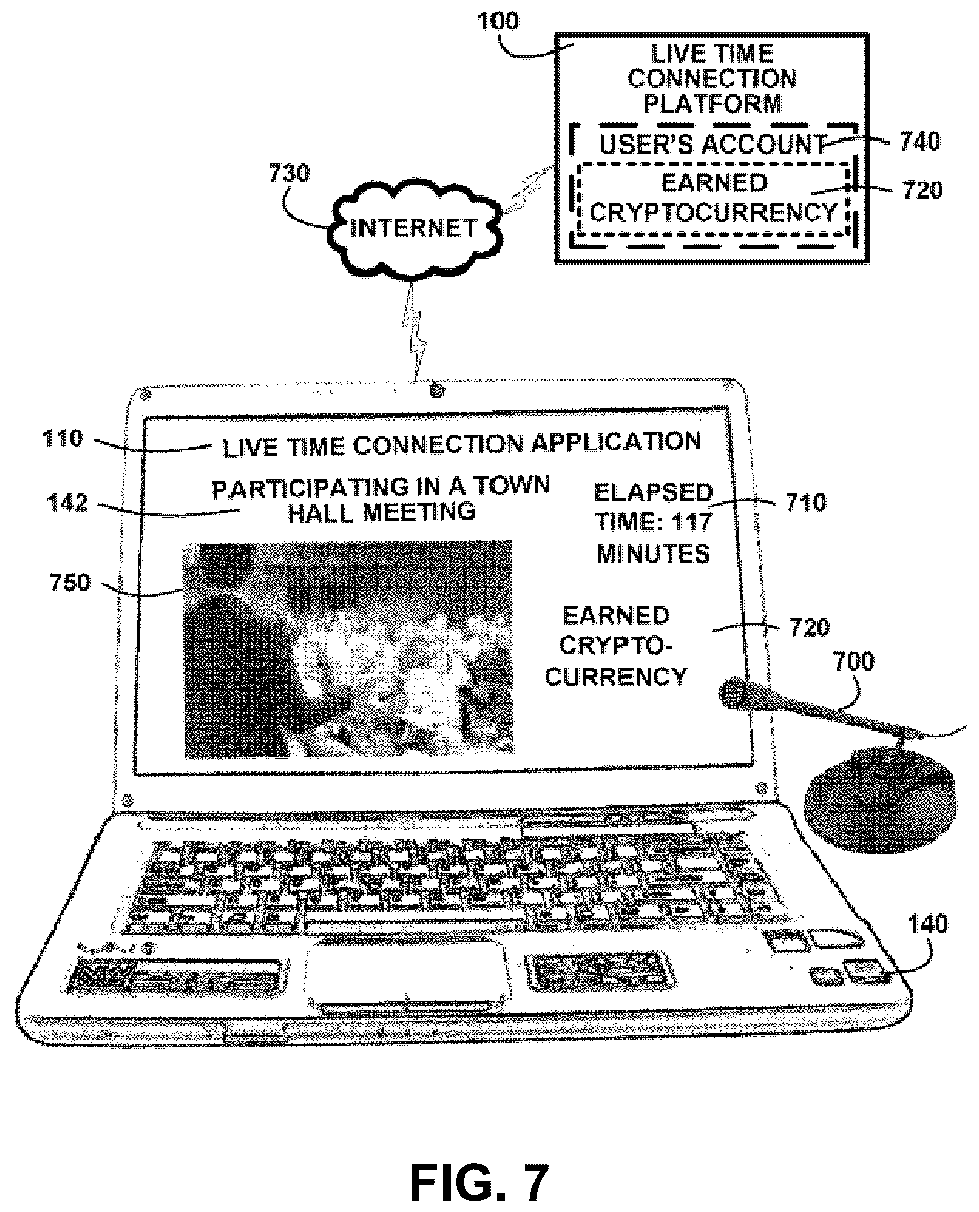 Patent US12361413 Figure 8 – Interactive responsive AI devices and methods