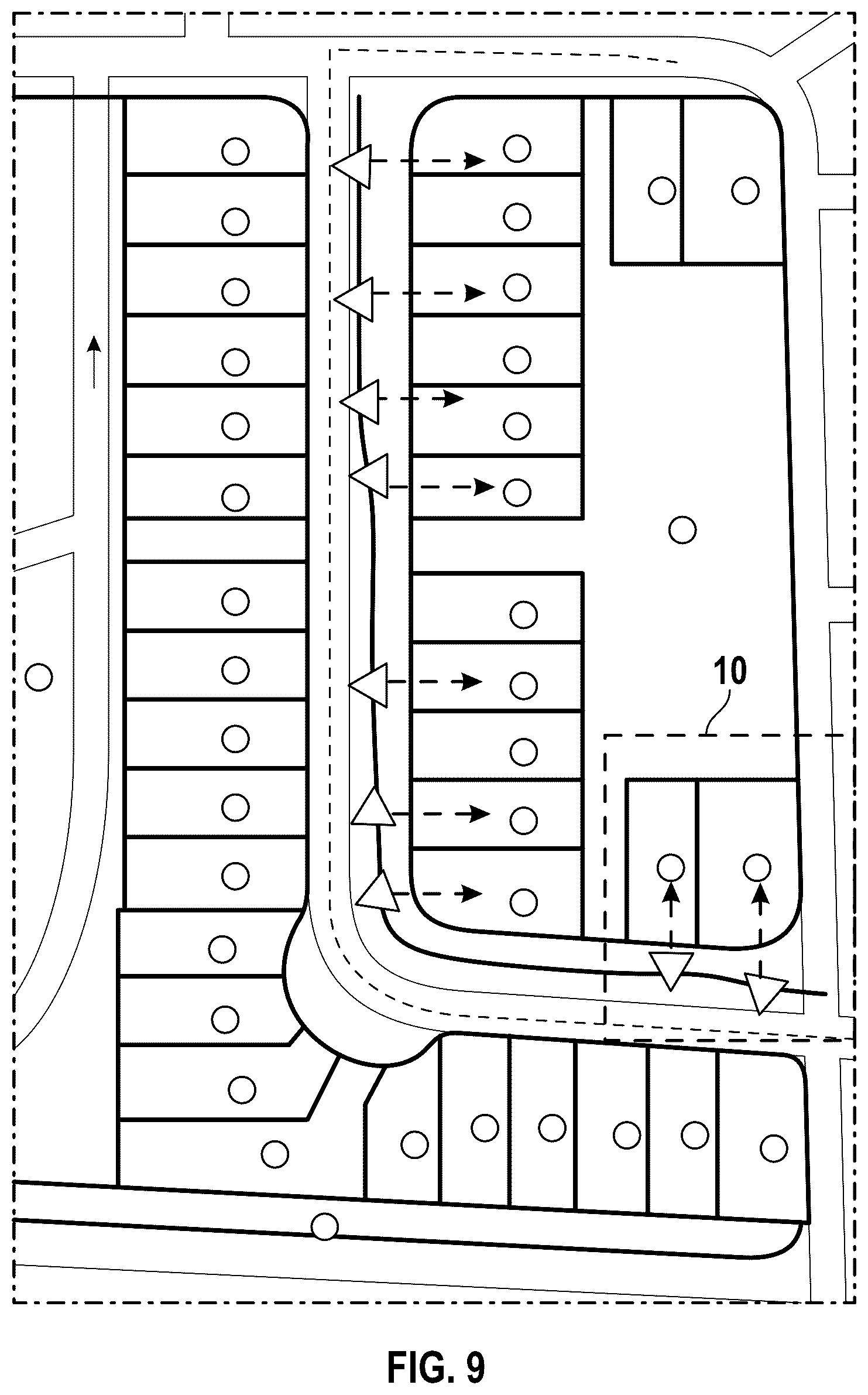 Patent US12361432 Figure 11 – System and method for customer and/or container discovery based on GPS drive path analysis for a waste / recycling service vehicle
