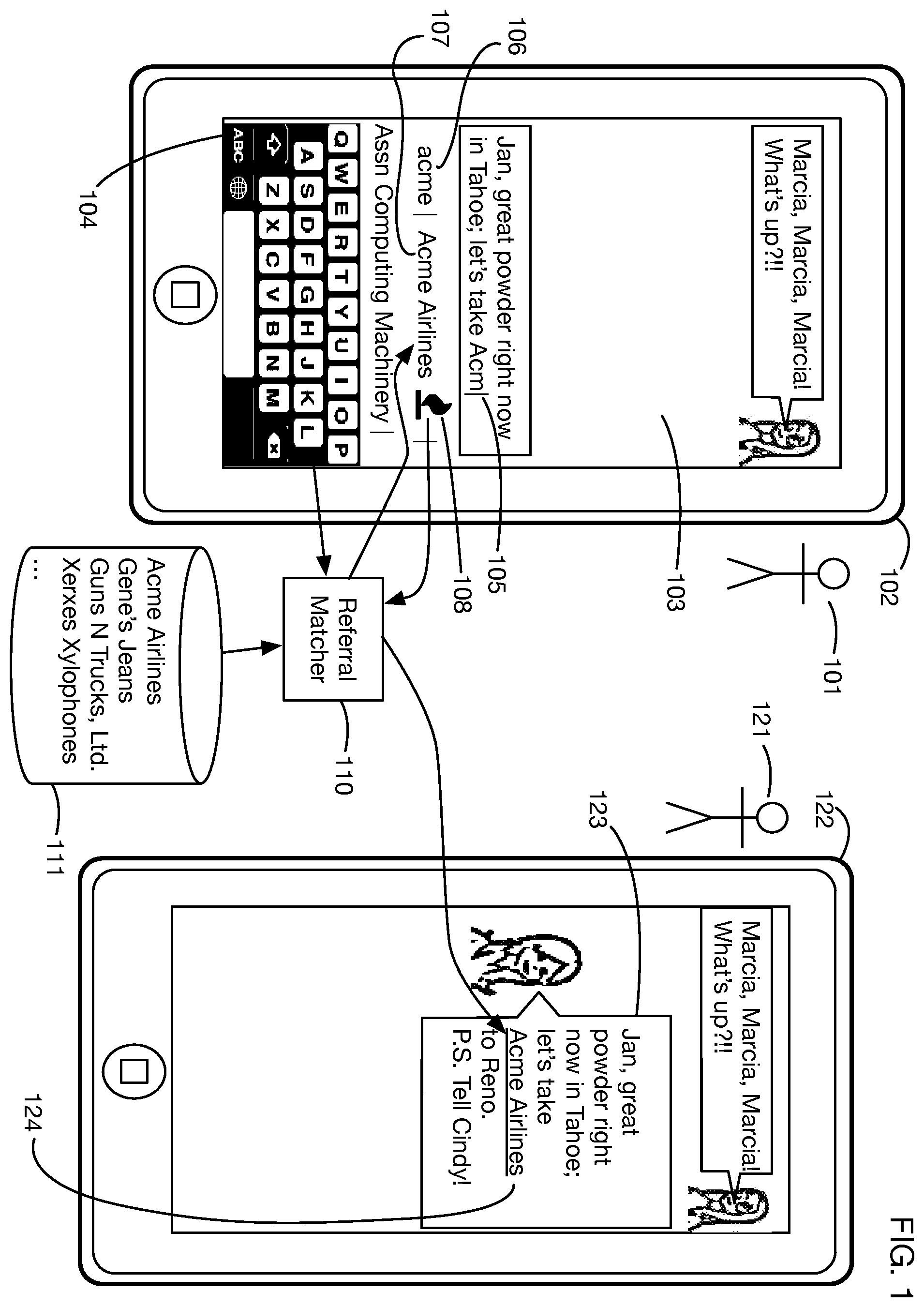 Patent US12361443 Figure 1 – System that activates monetization and applies a payment method