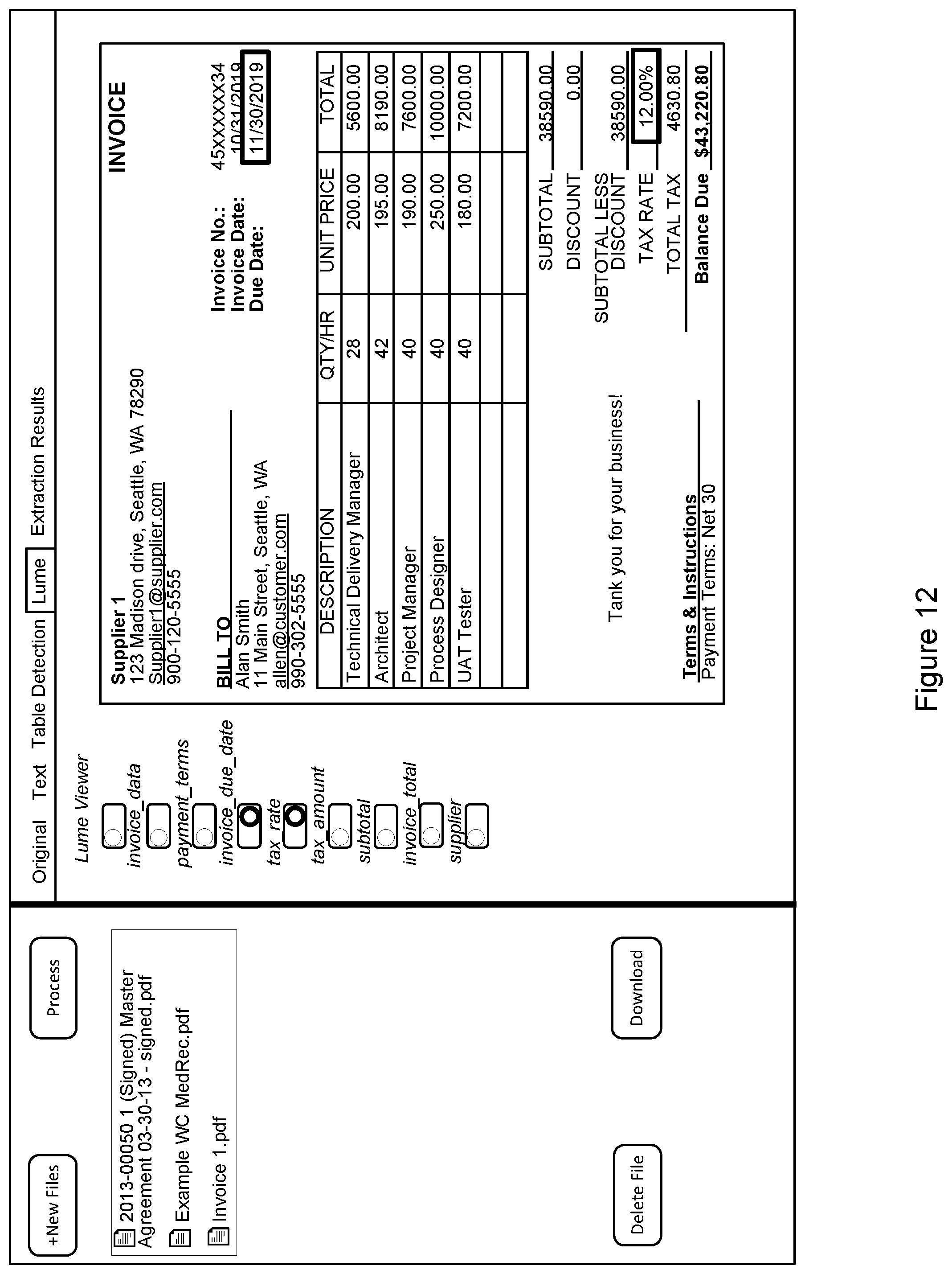 Patent US12361457 Figure 13 – System and method for implementing a commercial leakage platform