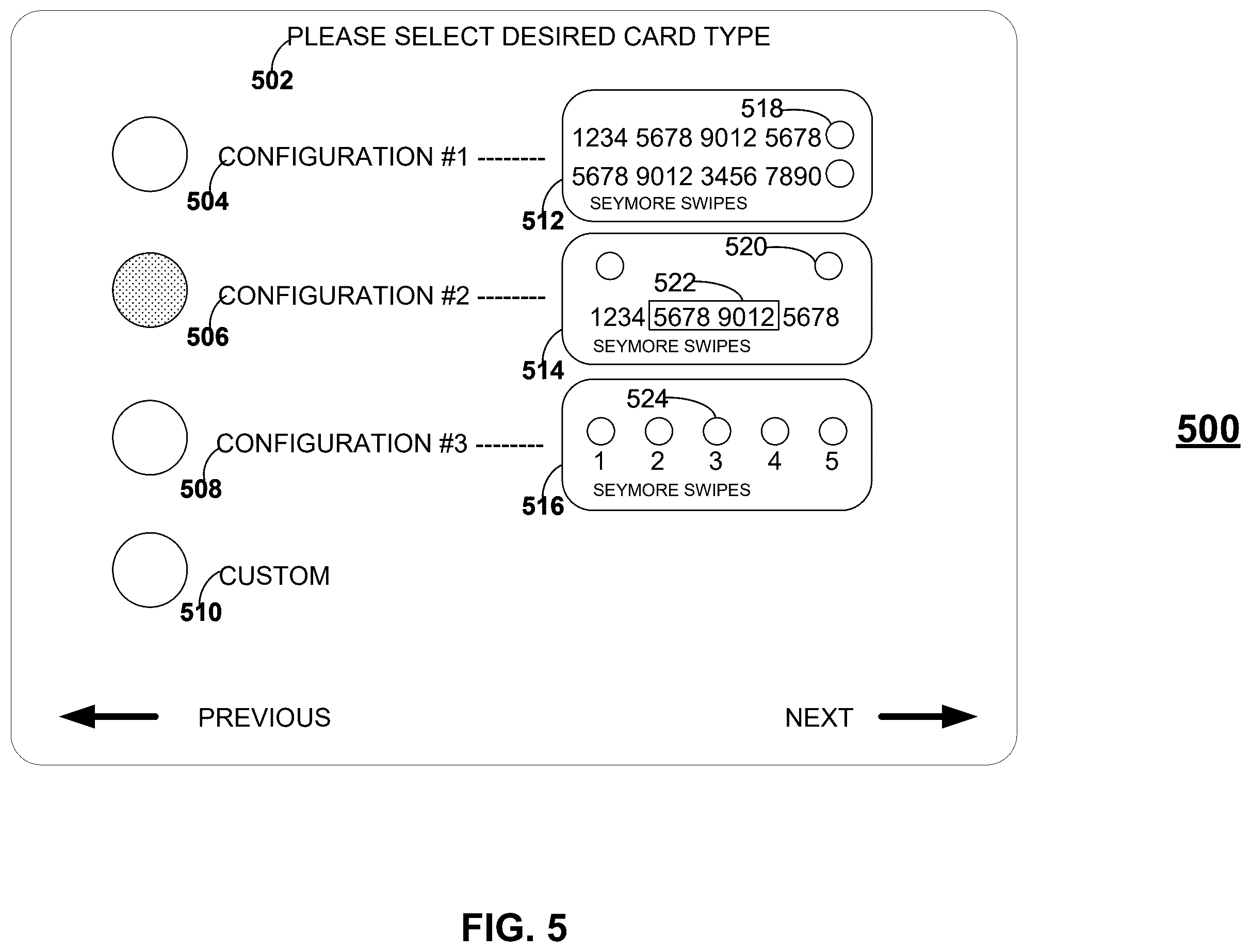 Patent US12361463 Figure 5 – Powered cards and devices designed, programmed, and deployed from a kiosk