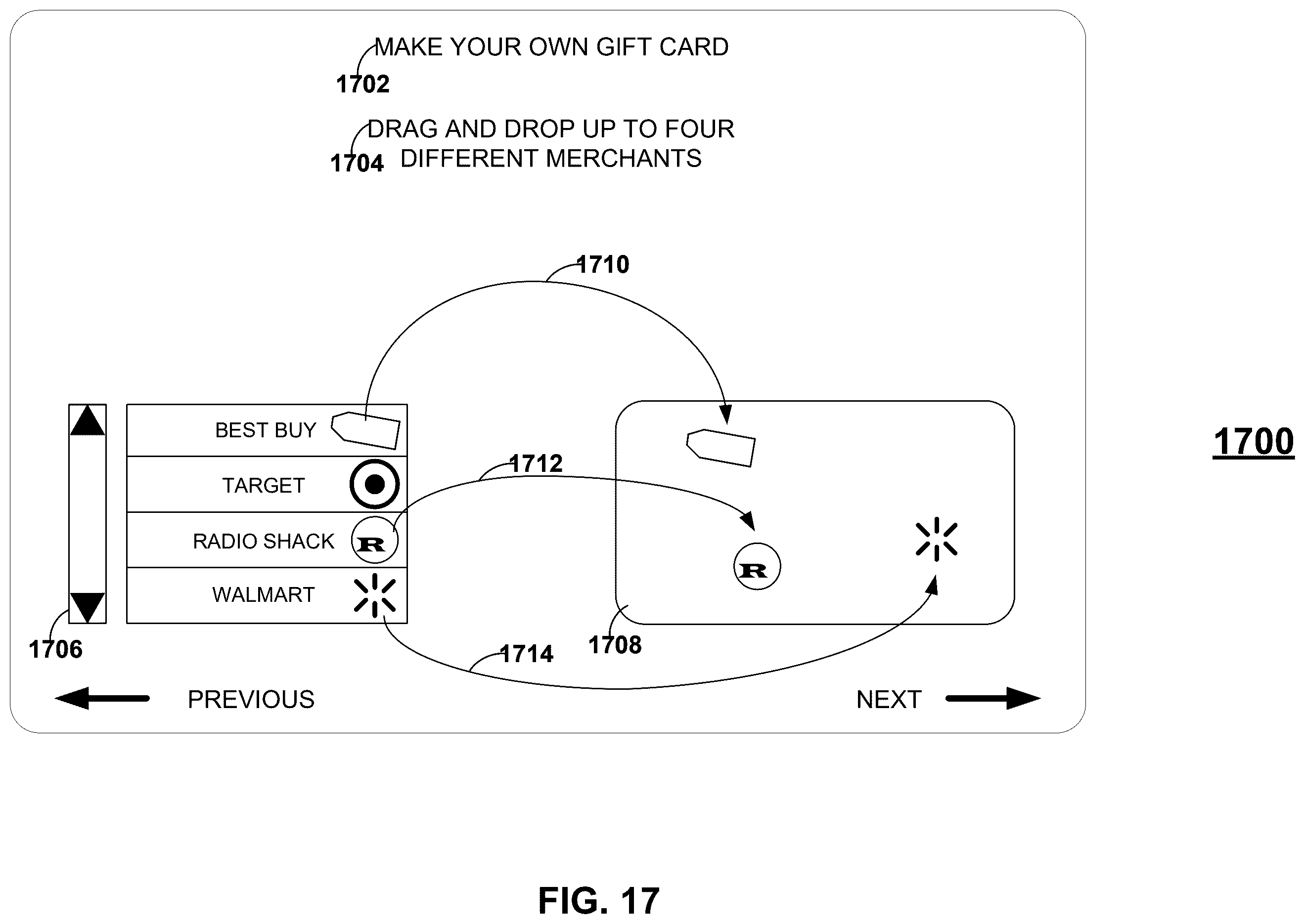 Patent US12361463 Figure 17 – Powered cards and devices designed, programmed, and deployed from a kiosk