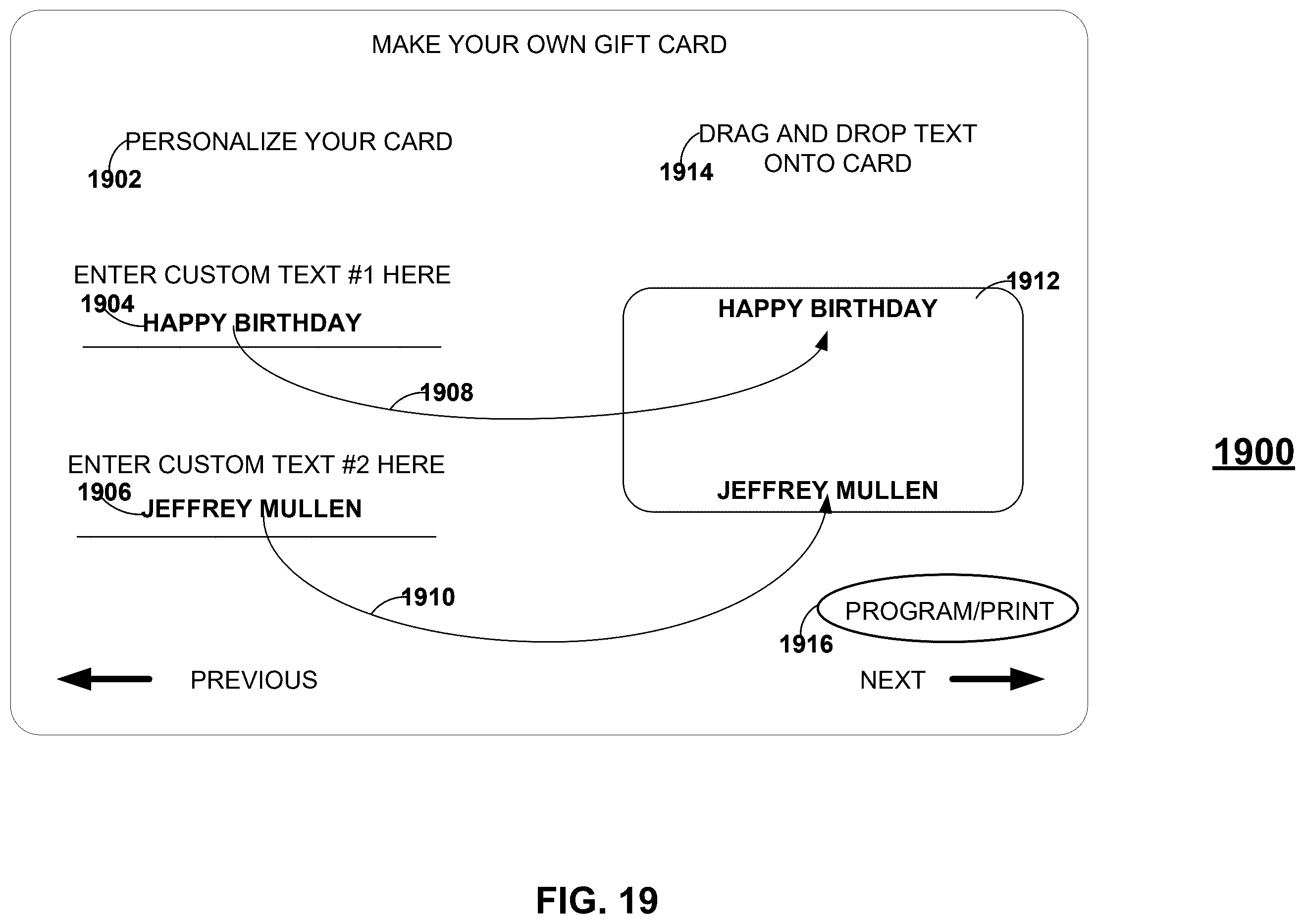 Patent US12361463 Figure 19 – Powered cards and devices designed, programmed, and deployed from a kiosk