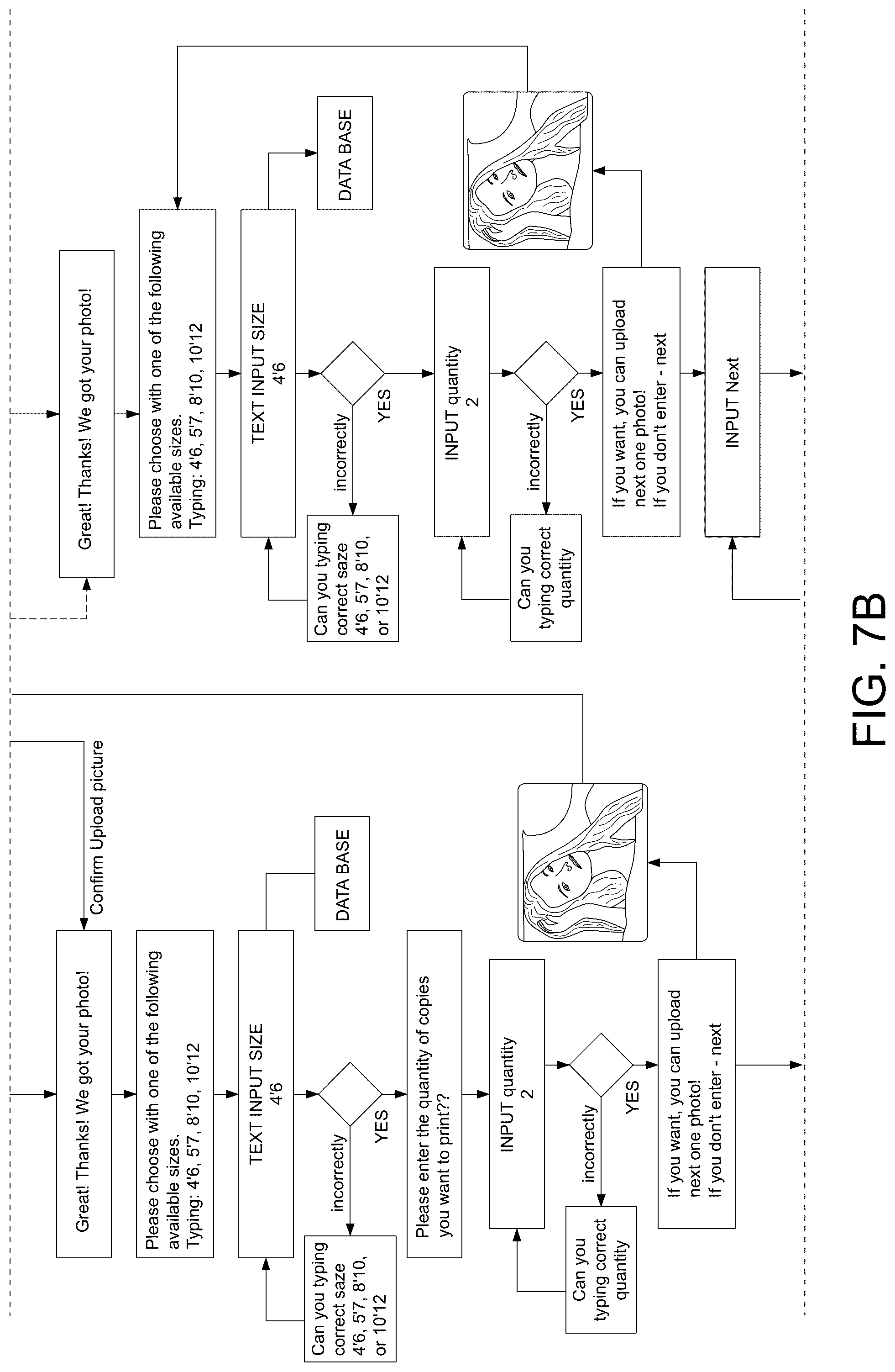 Patent US12361464 Figure 8 – Picture ordering and processing
