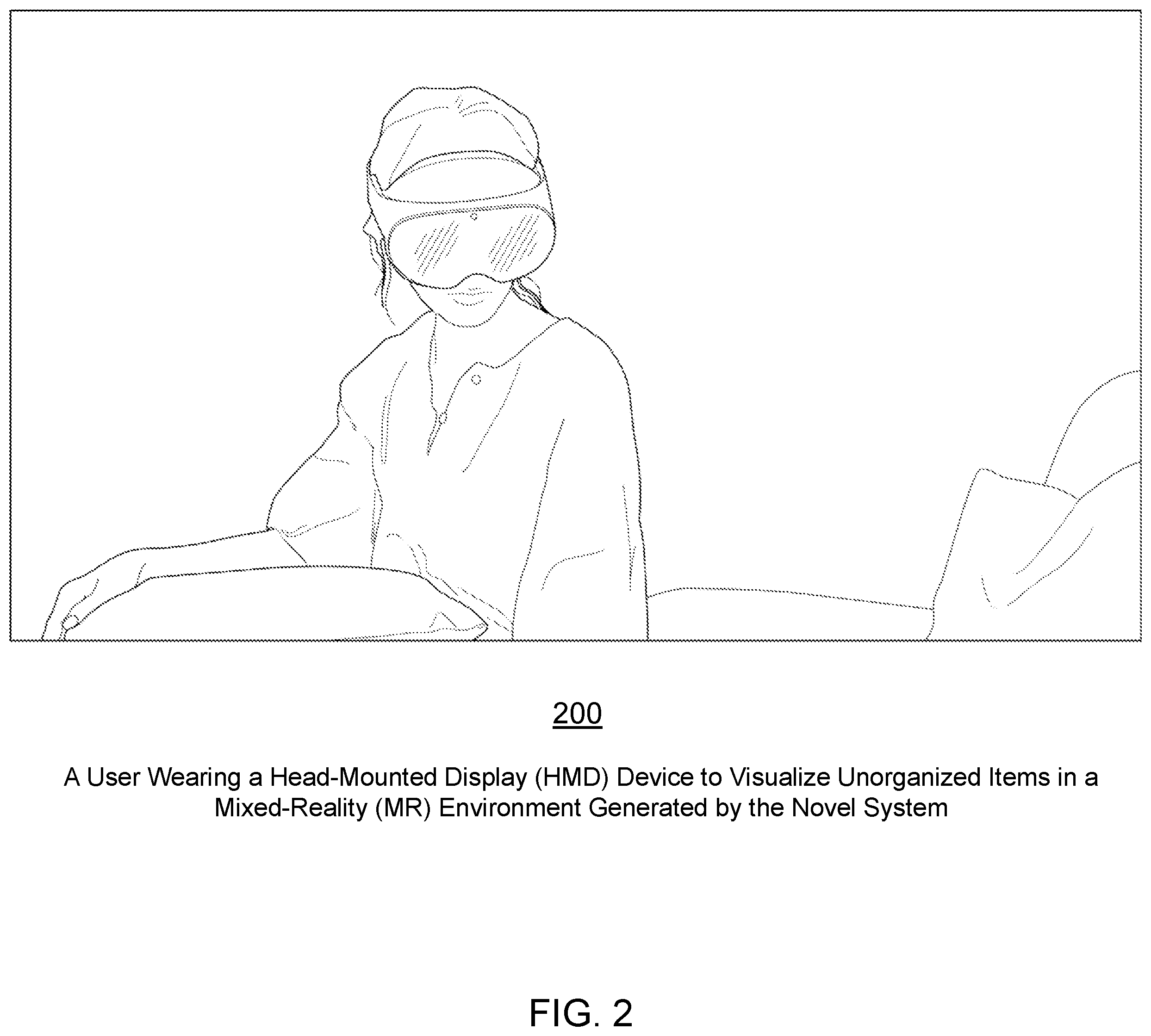Patent US12361465 Figure 2 – Automated recognition, registration, and tracking of user items and intelligent machine valuation of user items based on peer interests in an augmented-reality or mixed-reality environment