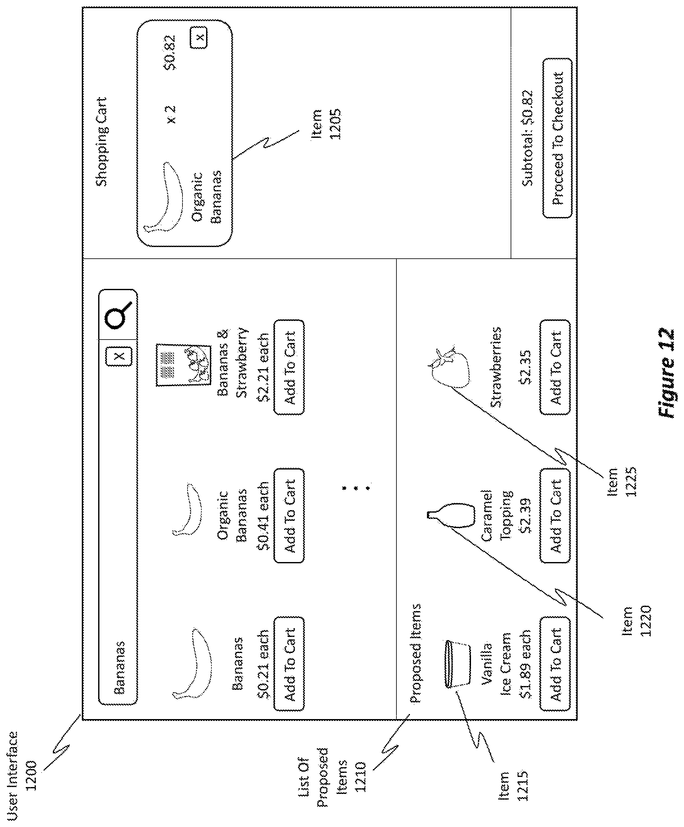 Patent US12361467 Figure 12 – System for personalized recommendations
