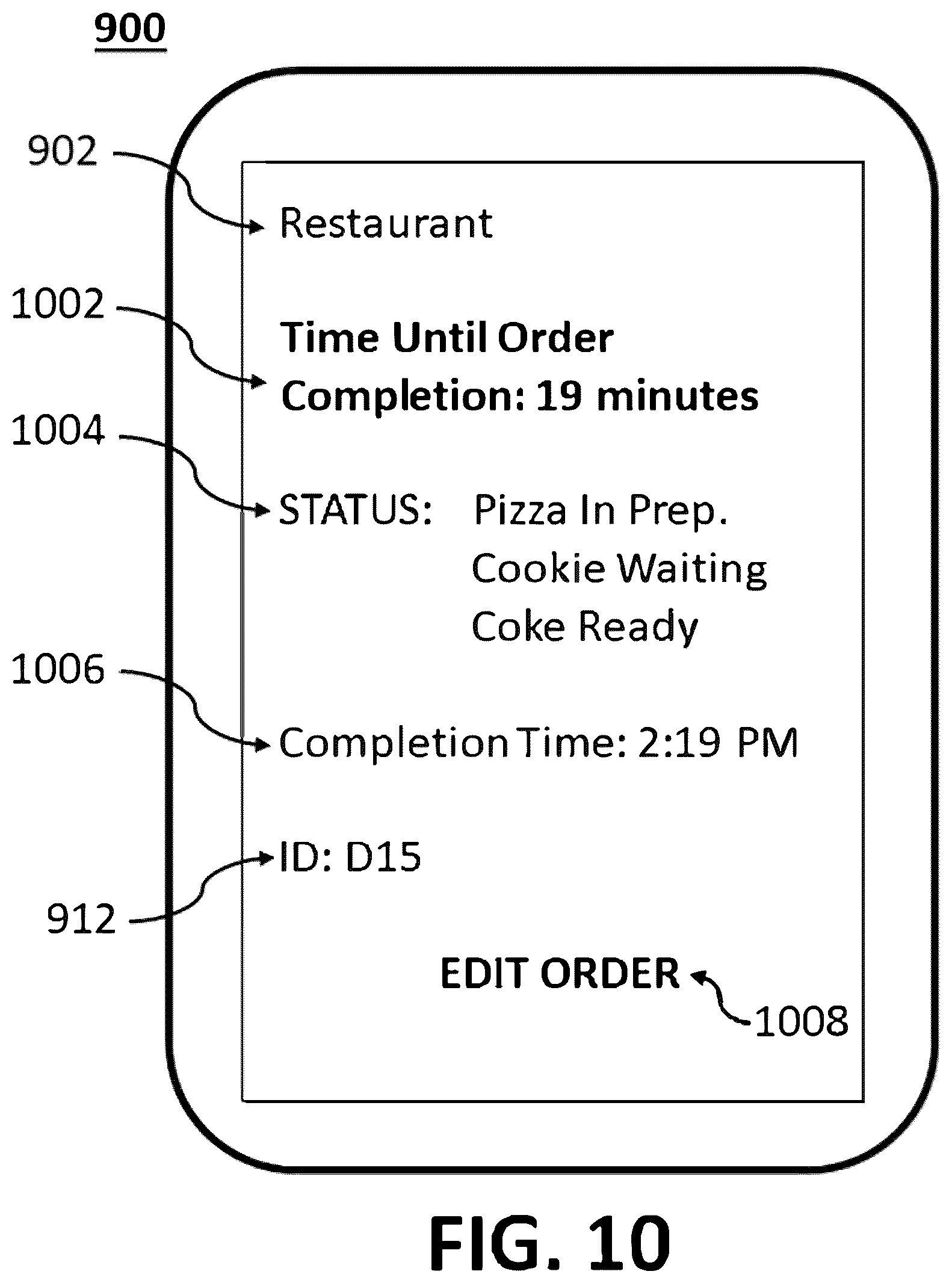 Patent US12361471 Figure 11 – Systems and methods for enhanced order preparation via integration with an order delivery service