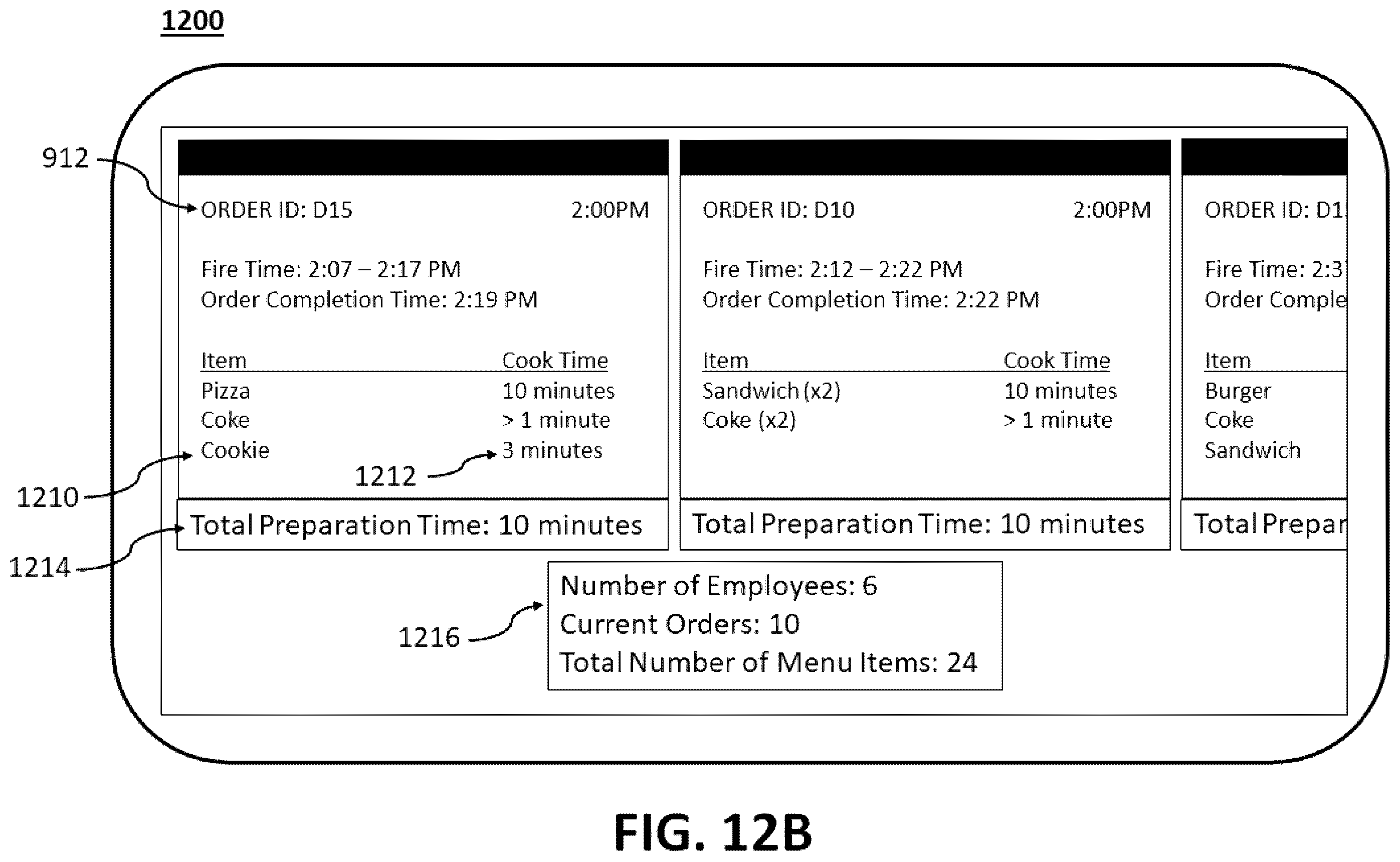 Patent US12361471 Figure 14 – Systems and methods for enhanced order preparation via integration with an order delivery service