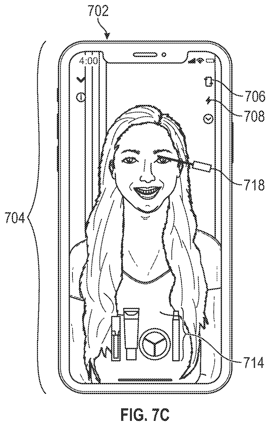 Patent US12361475 Figure 8 – Method, device, and non-transitory computer-readable storage medium for providing augmented reality-based makeup product sets in a messaging system
