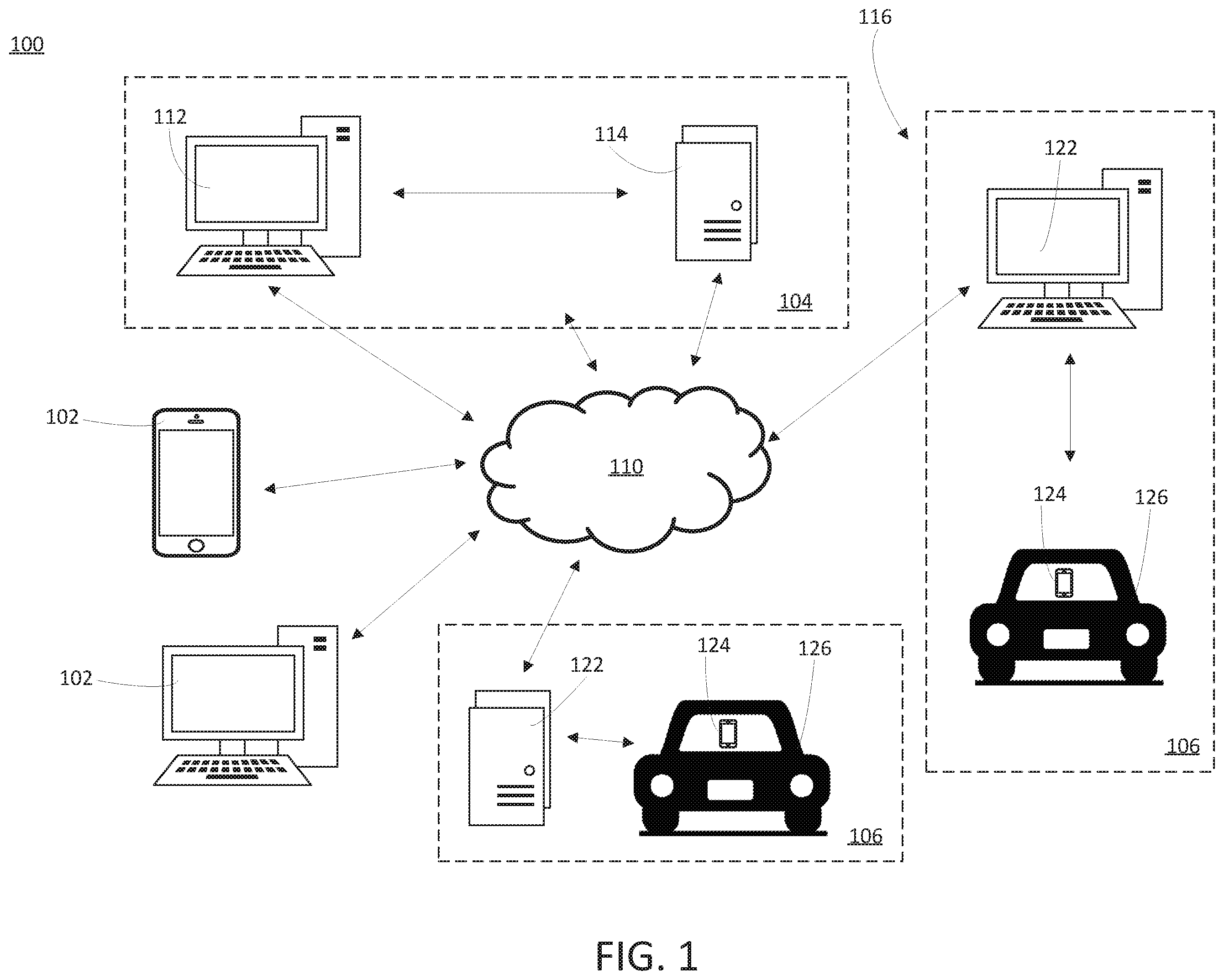 Patent US12361477 Figure 1 – Third party carrier management
