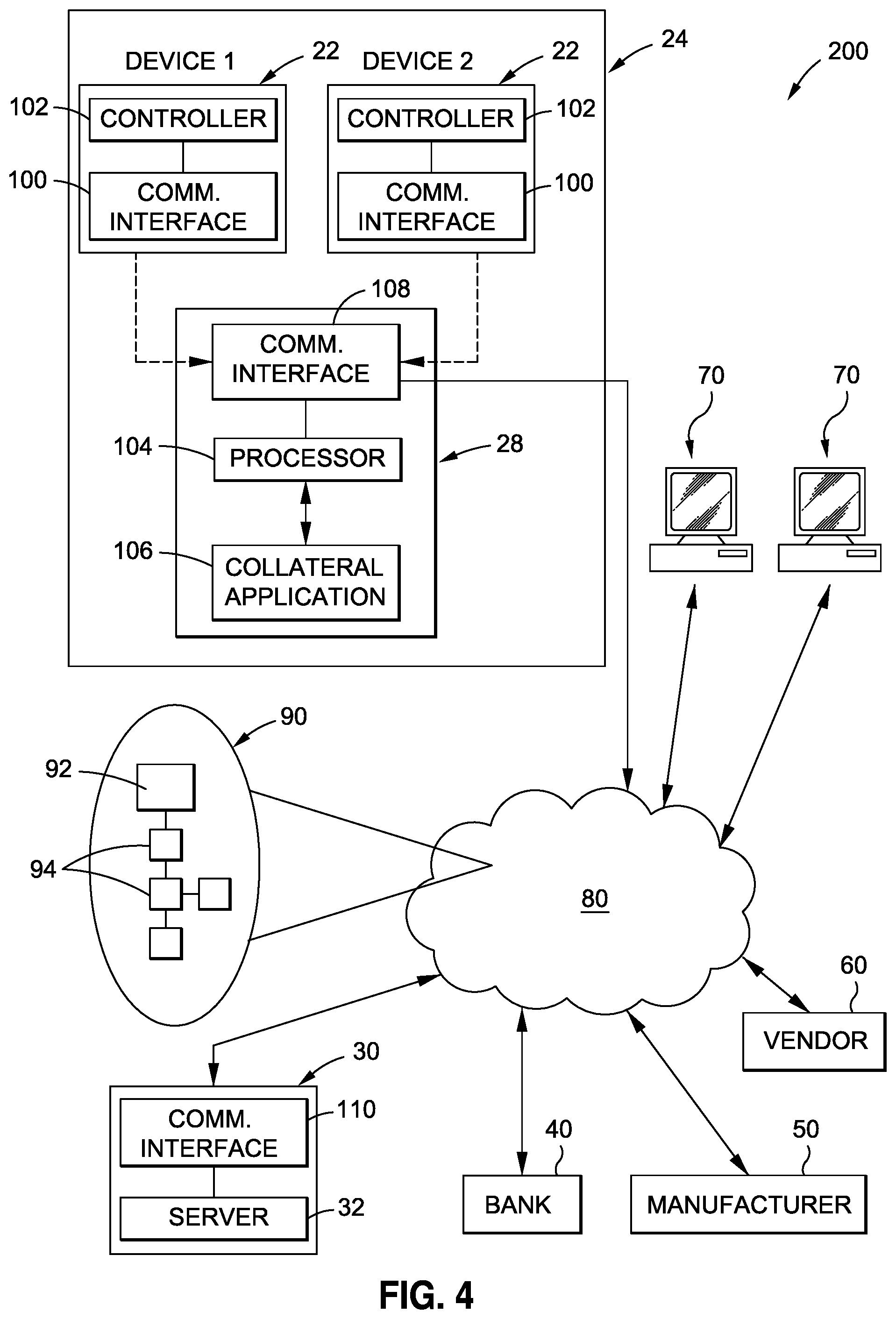 Patent US12361484 Figure 4 – Method and system for tracking personal property collateral