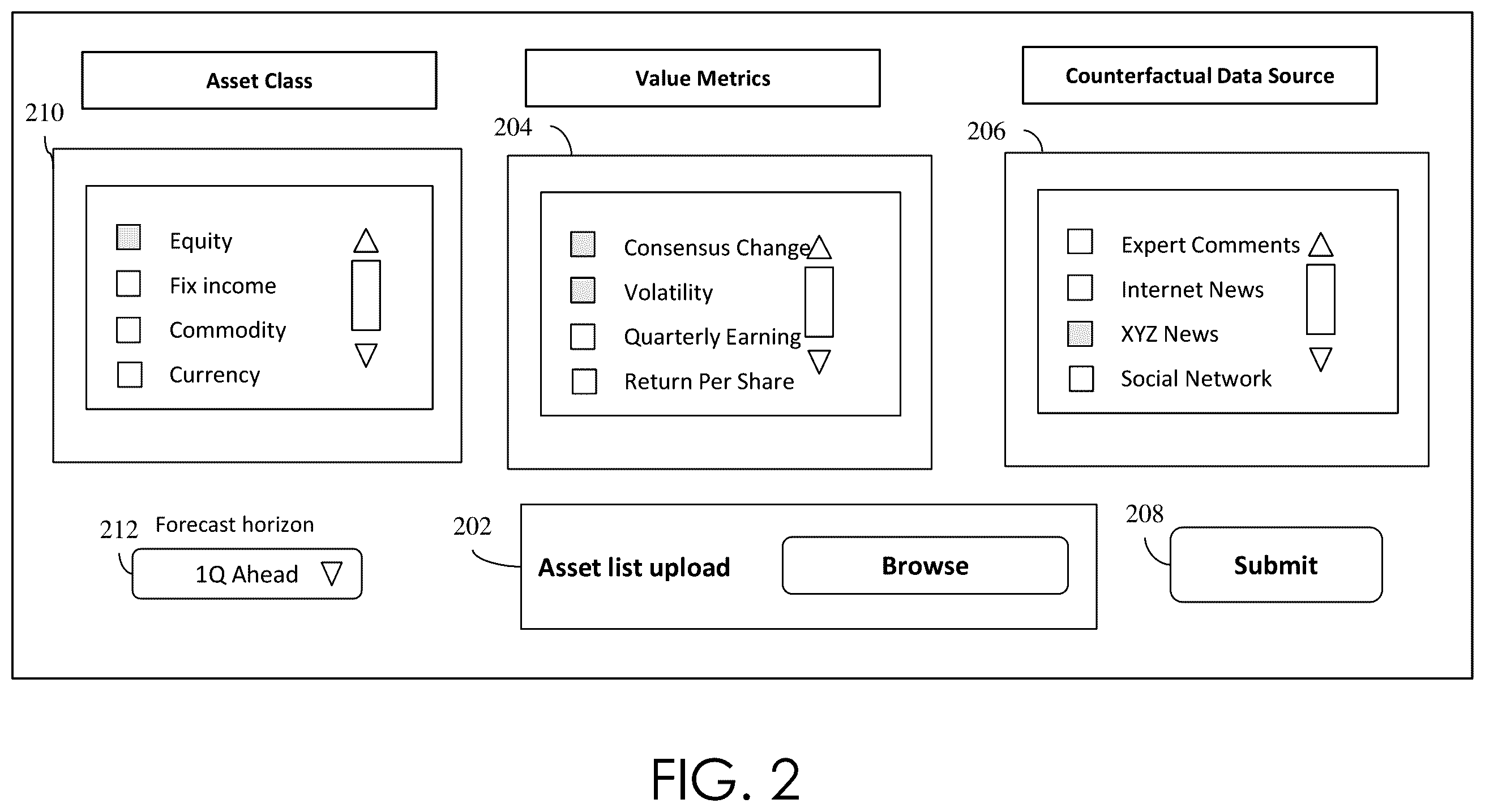 Patent US12361492 Figure 2 – Counterfactual neural network learning for contextual enhanced earnings call analysis