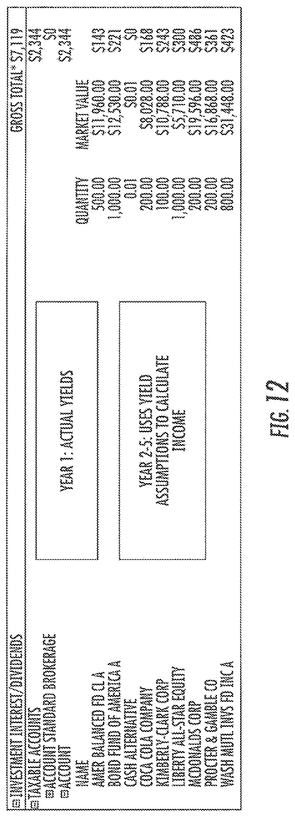 Patent US12361493 Figure 17 – Computer system and user interface for retirement planning