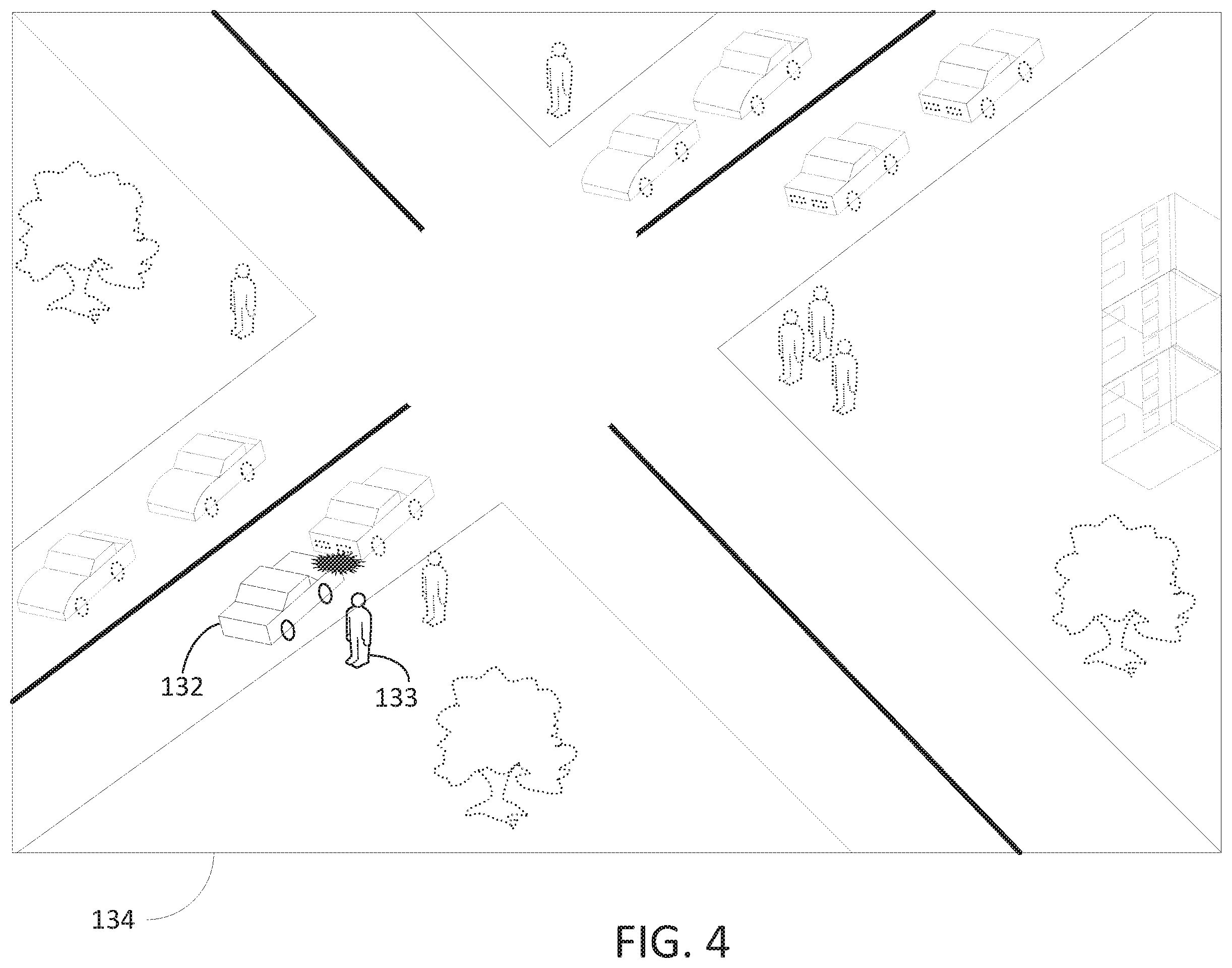 Patent US12361497 Figure 4 – Unmanned vehicle service delivery