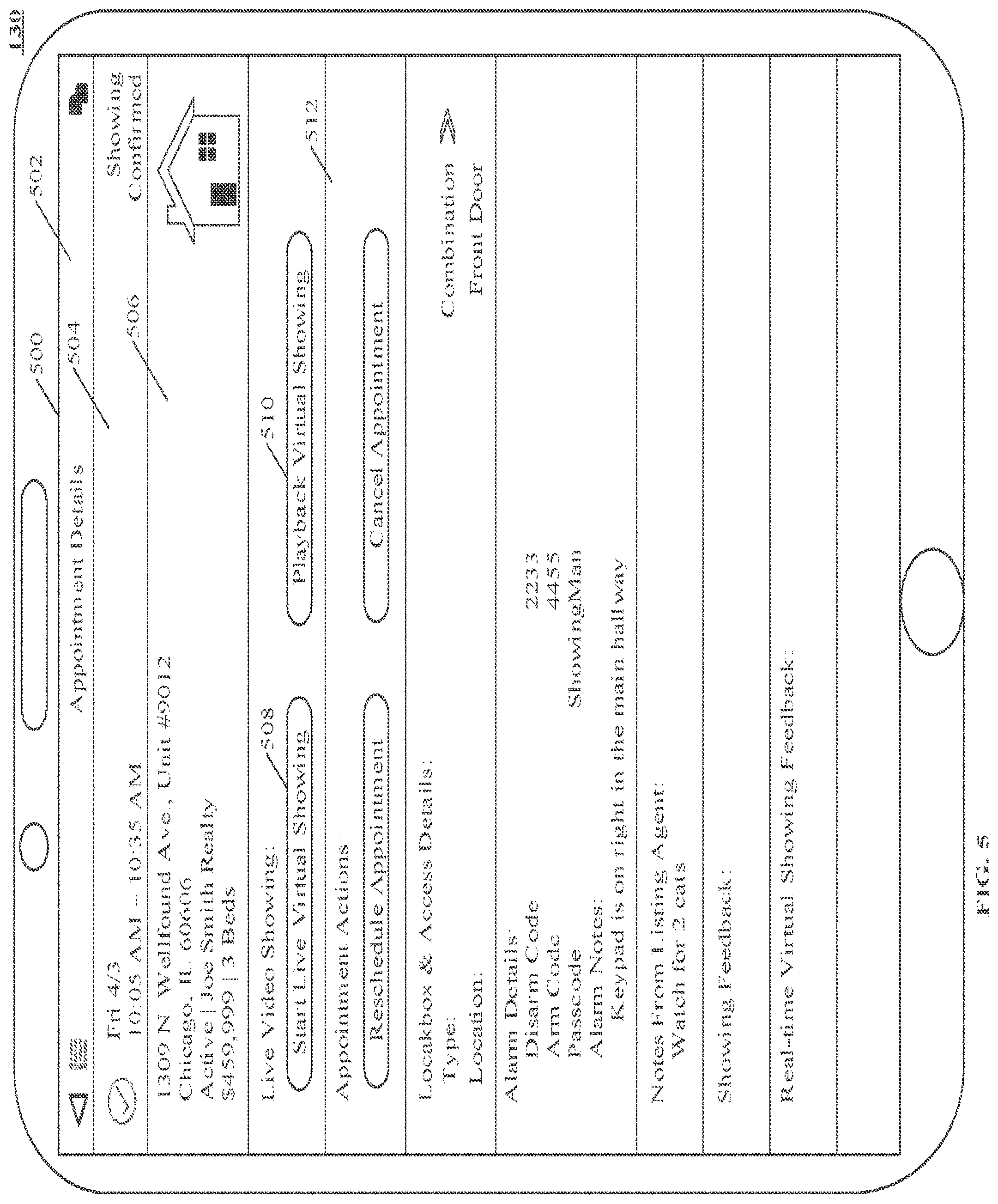Patent US12361502 Figure 4 – Shared video presentation with configurable independent communication channels and data