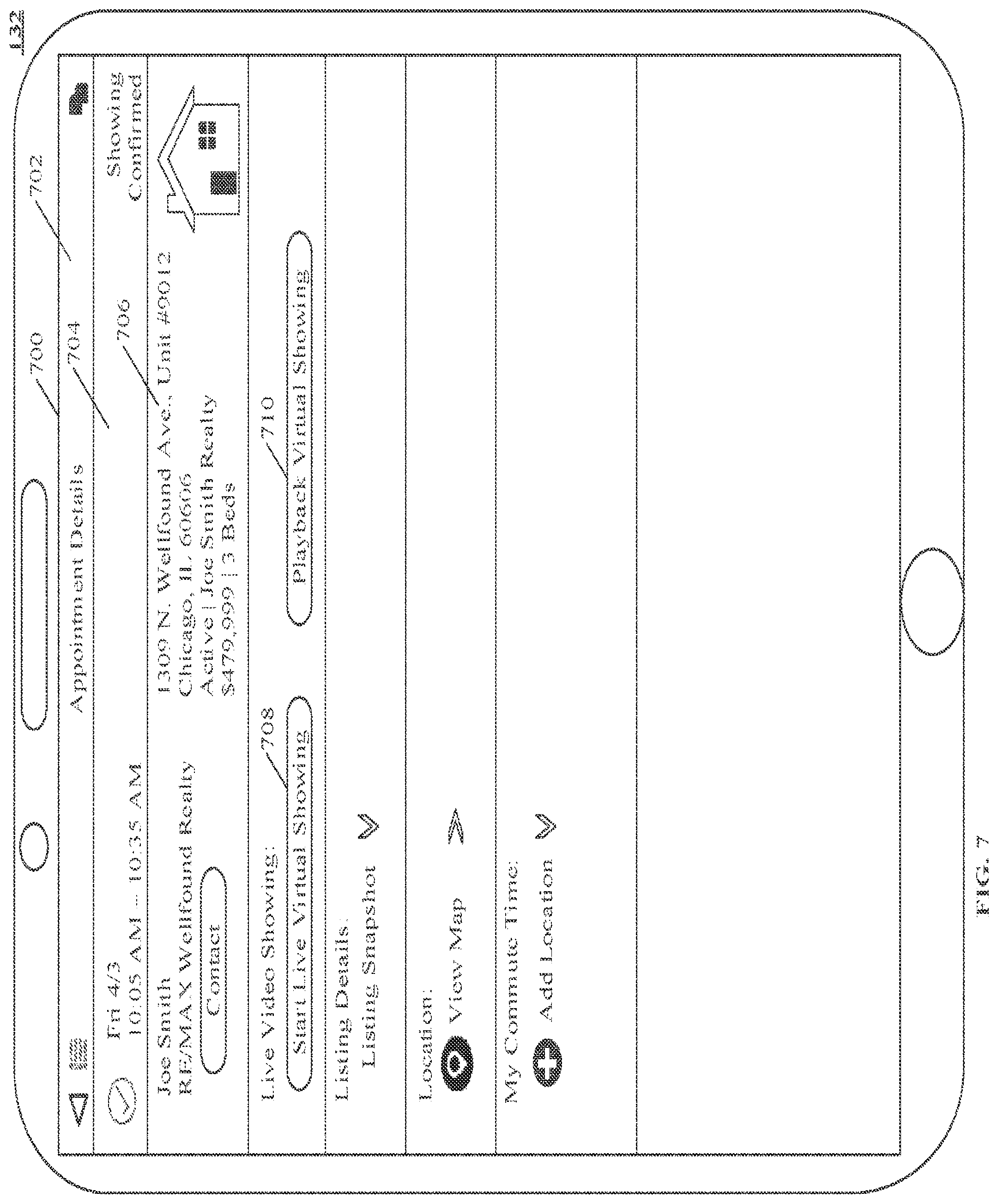 Patent US12361502 Figure 6 – Shared video presentation with configurable independent communication channels and data
