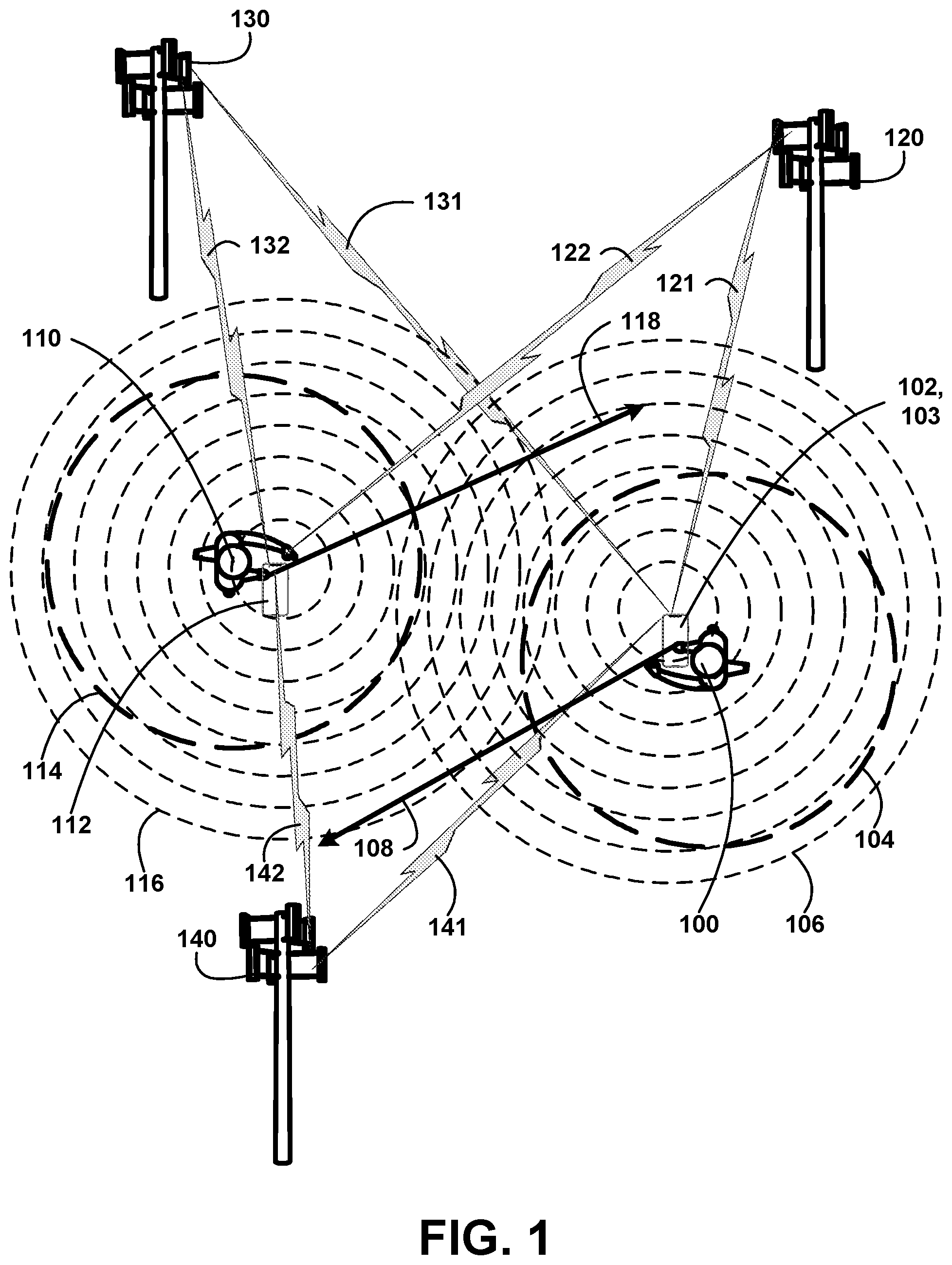 Patent US12361505 — Aerial drone navigation system with lidar mapping — Figure 1