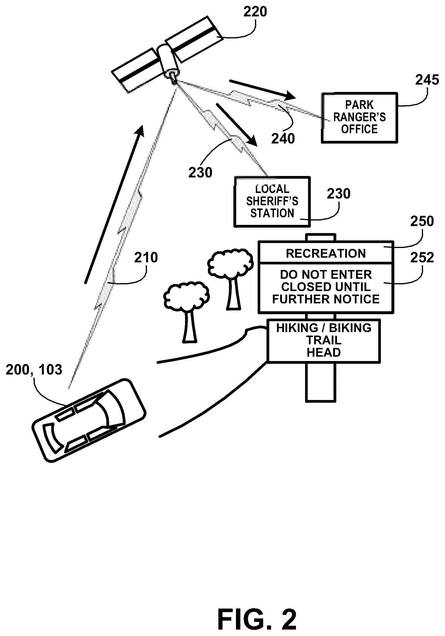 Patent US12361505 Figure 2 – Aerial drone navigation system with lidar mapping
